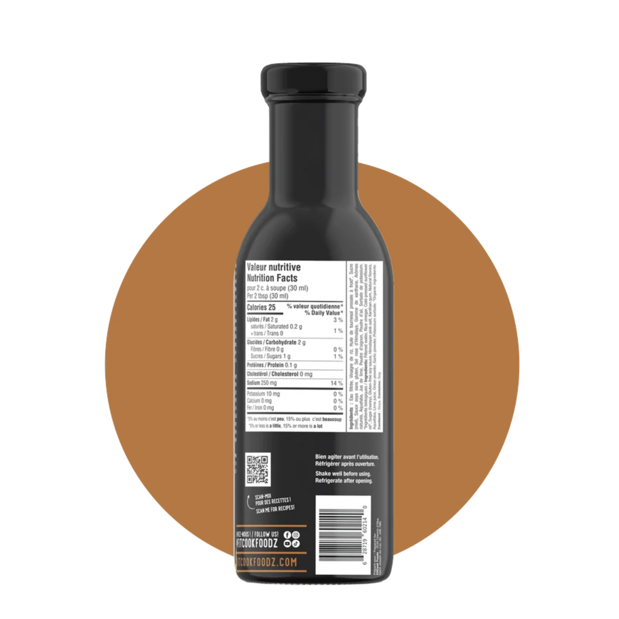 Vinaigrette La Sesame 355ml - Le Fit Cook