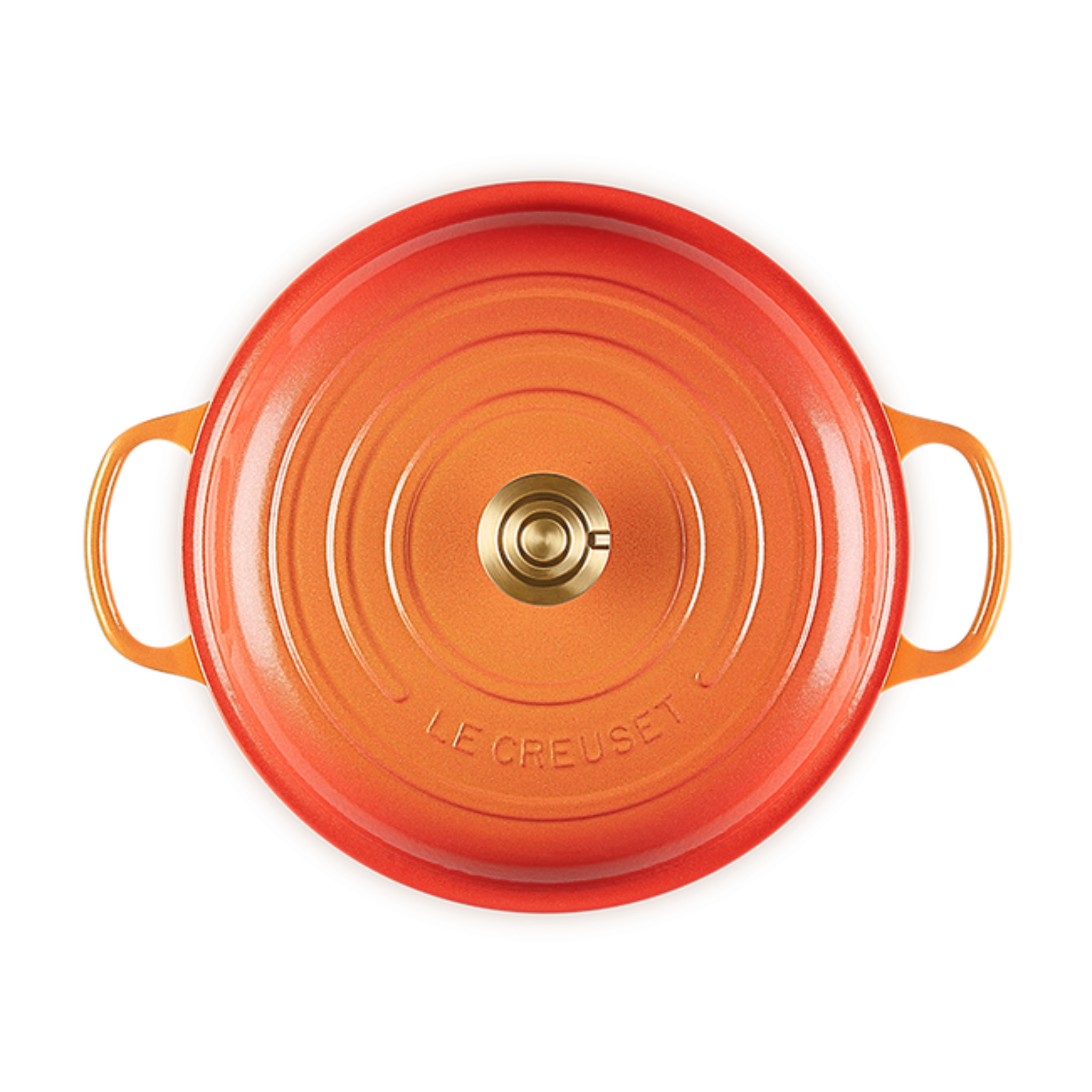 Le Creuset Golden Flame Cast Iron Braising Pan 3.5L