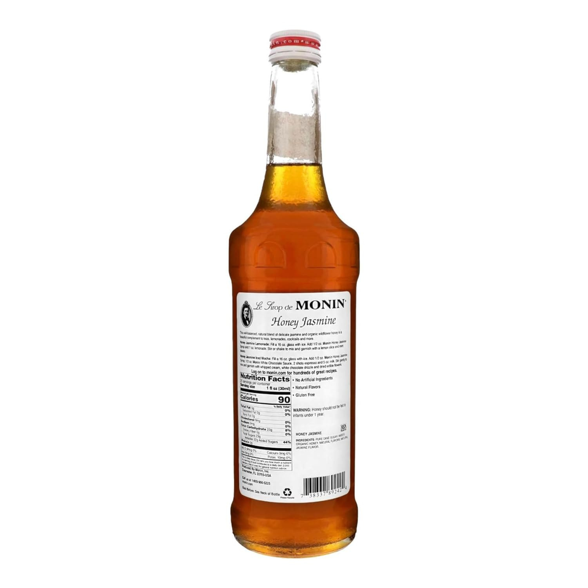 Honey and jasmine syrup 750 ml - Monin