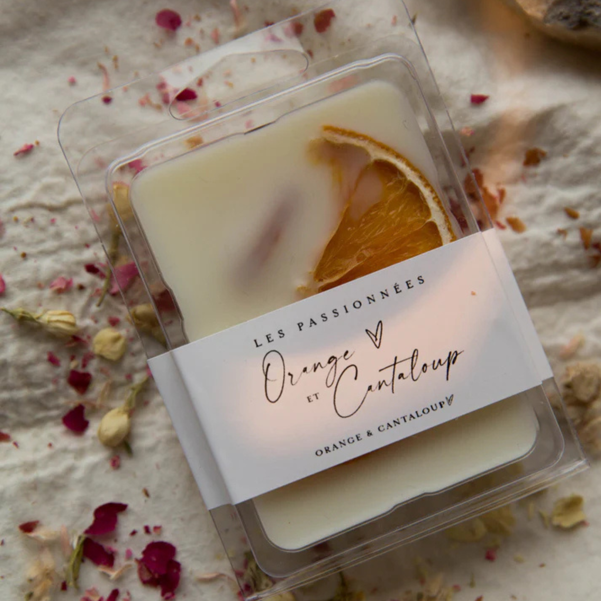 Cubes de cire parfumée Orange et Cantaloup - Les Passionnées