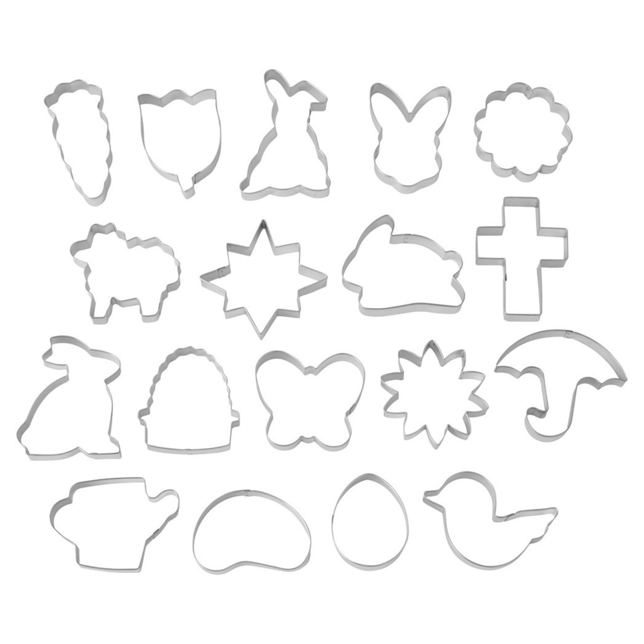 Ensemble de 18 emporte-pièces de Pâques - Wilton