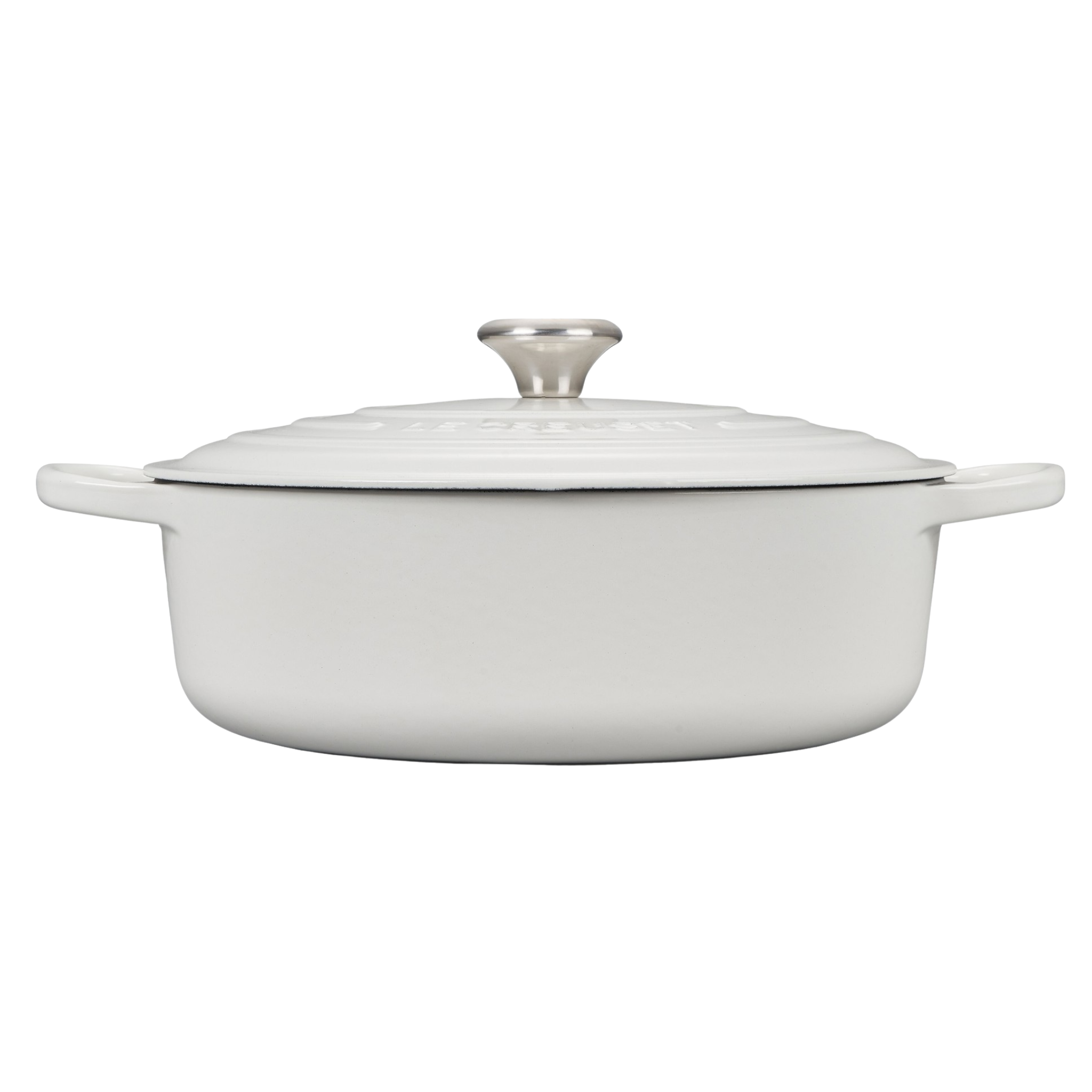 Cocotte ronde peu profonde Blanche 6,2 L – Le Creuset