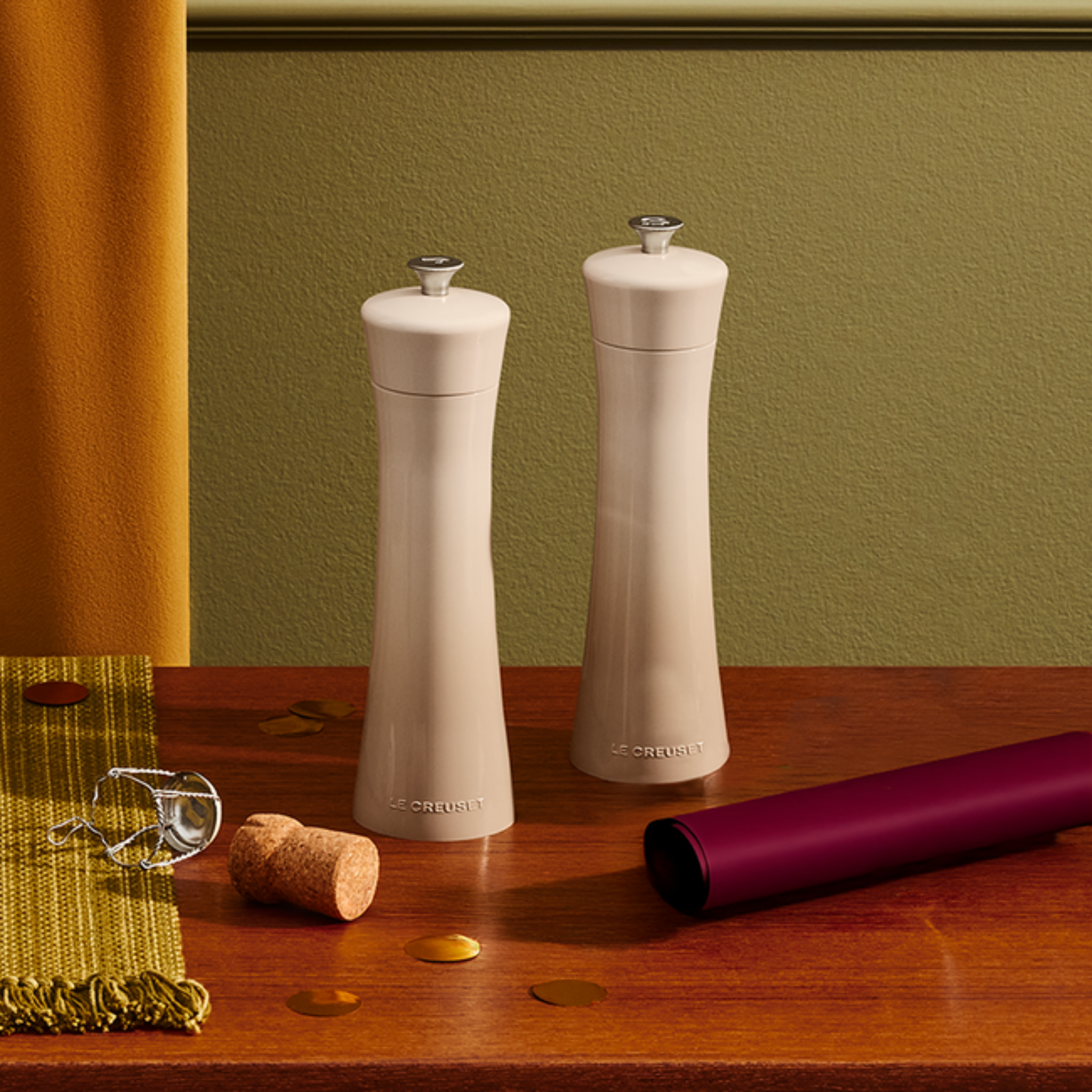 Moulin à sel minimaliste Meringue 21cm - Le Creuset