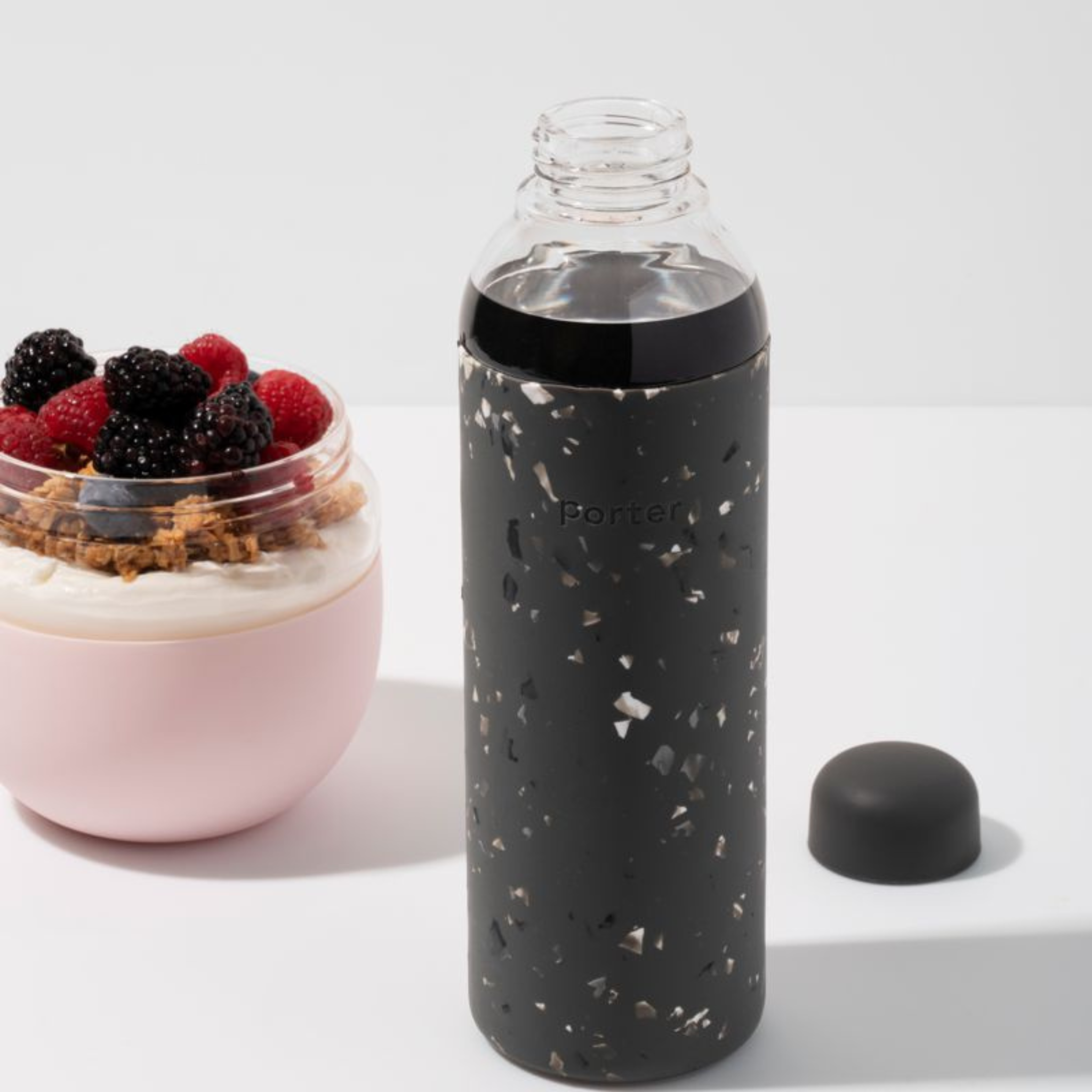 Bouteille d'eau Porter Noire 590 ml