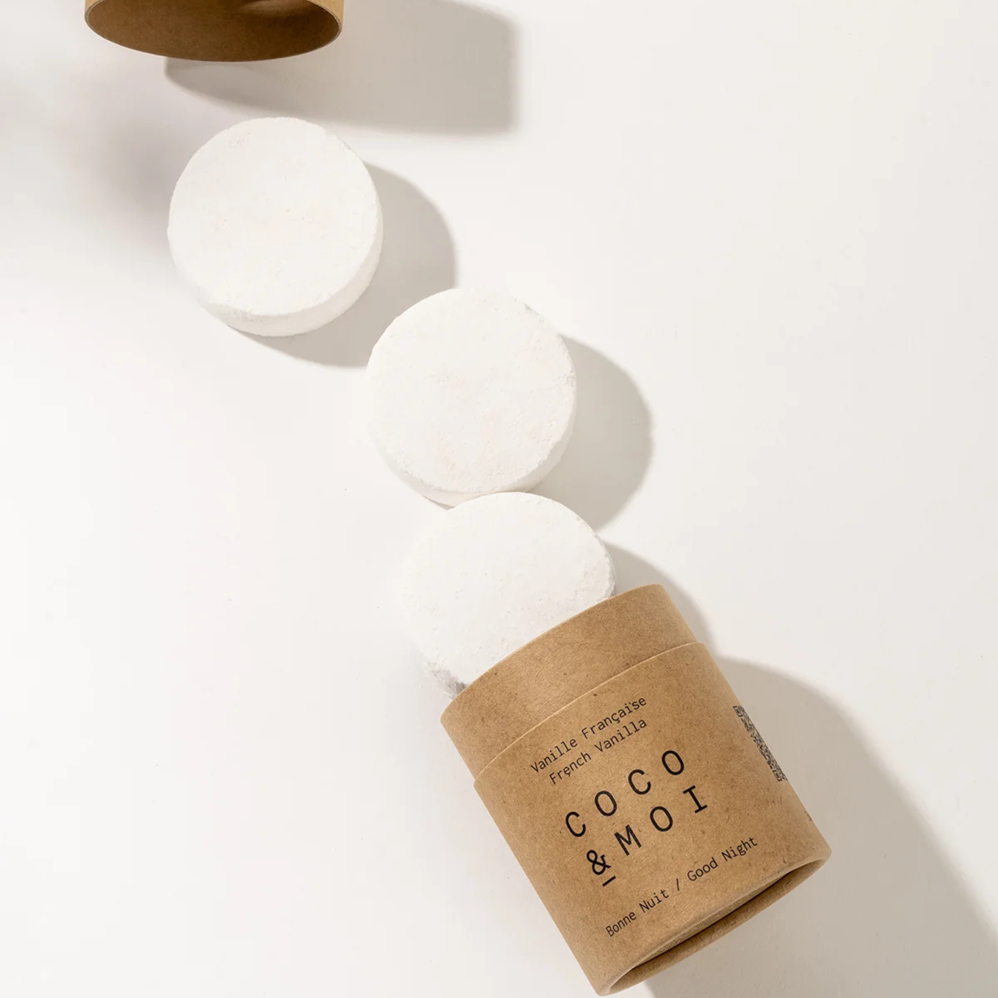 Set of 3 French Vanilla Shower Steamers 48g - Coco et Moi