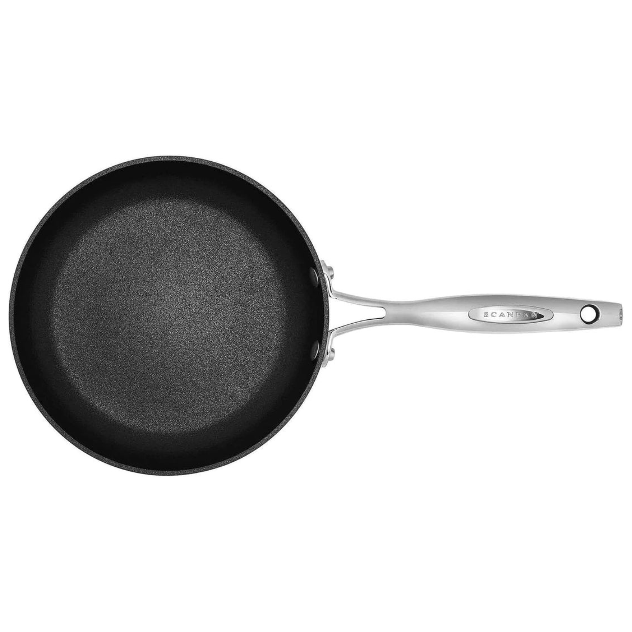 poêle inox Scanpan HaptIQ 24 cm vue de dessus
