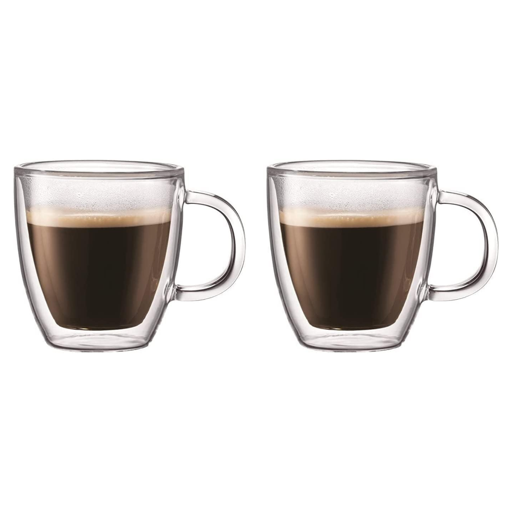 Ensemble de 2 tasses à espresso en verre à double paroi Bistro – Bodum