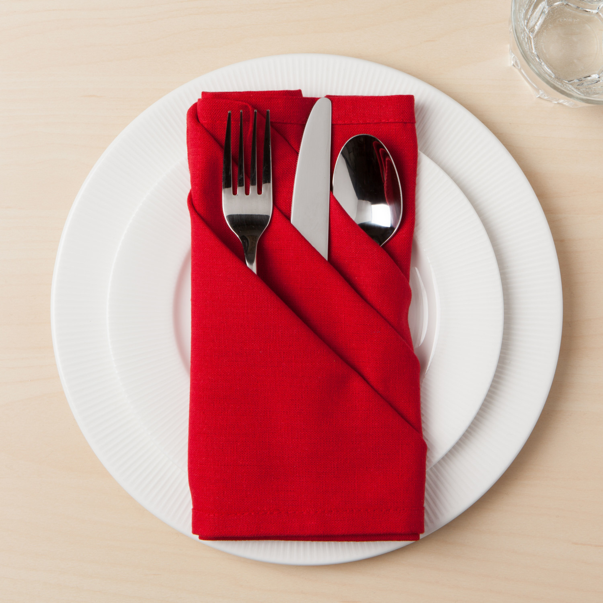 Ensemble de 4 serviettes de table Rouge – Now Designs
