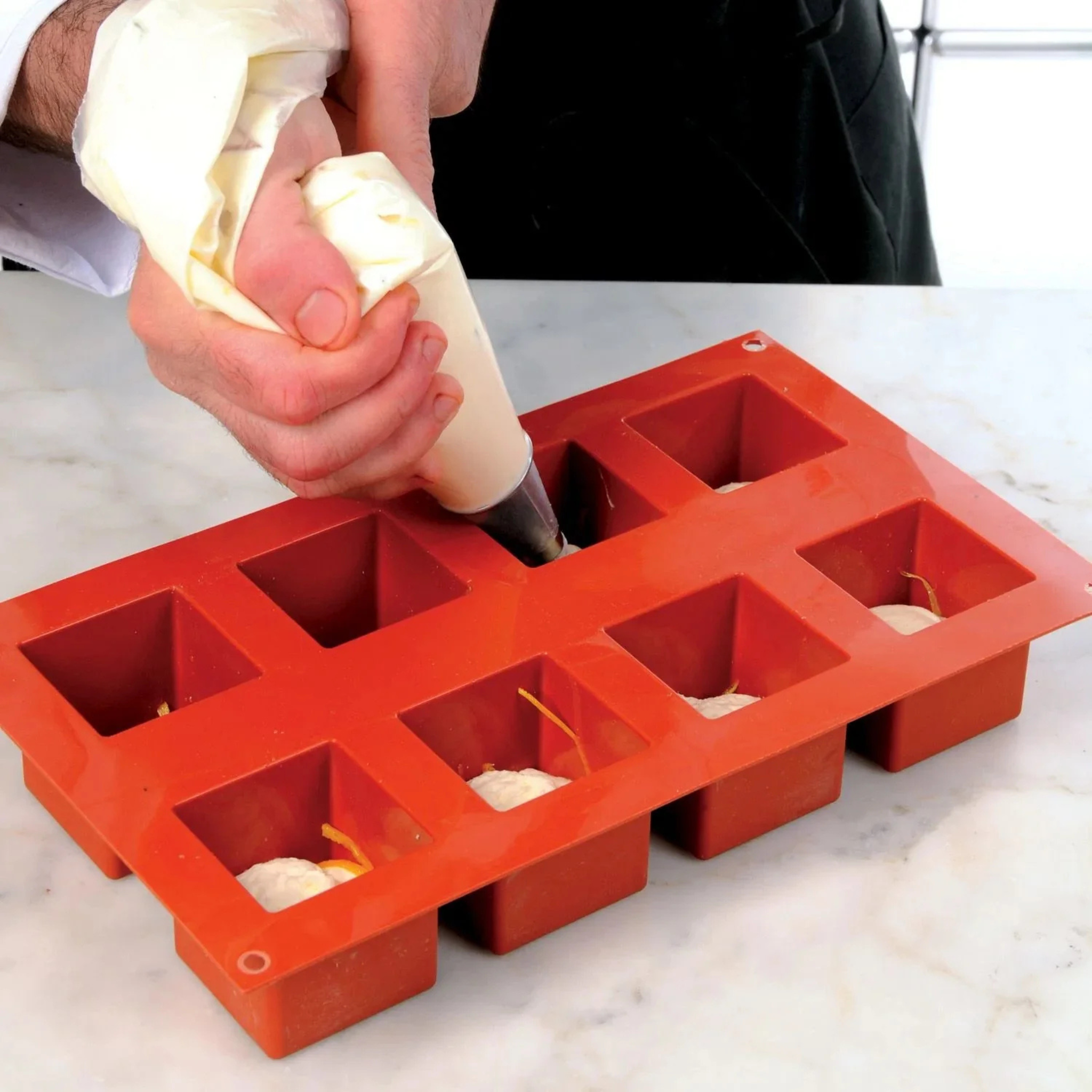 Moule 8 cubes en silicone 4,8 x 4,8 cm - Silikomart