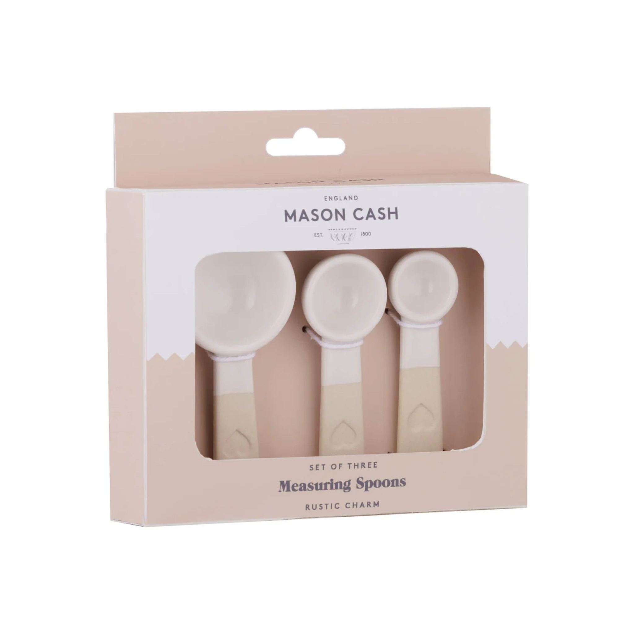 Ensemble de 3 cuillères à mesurer en grès Rustic Charm – Mason Cash