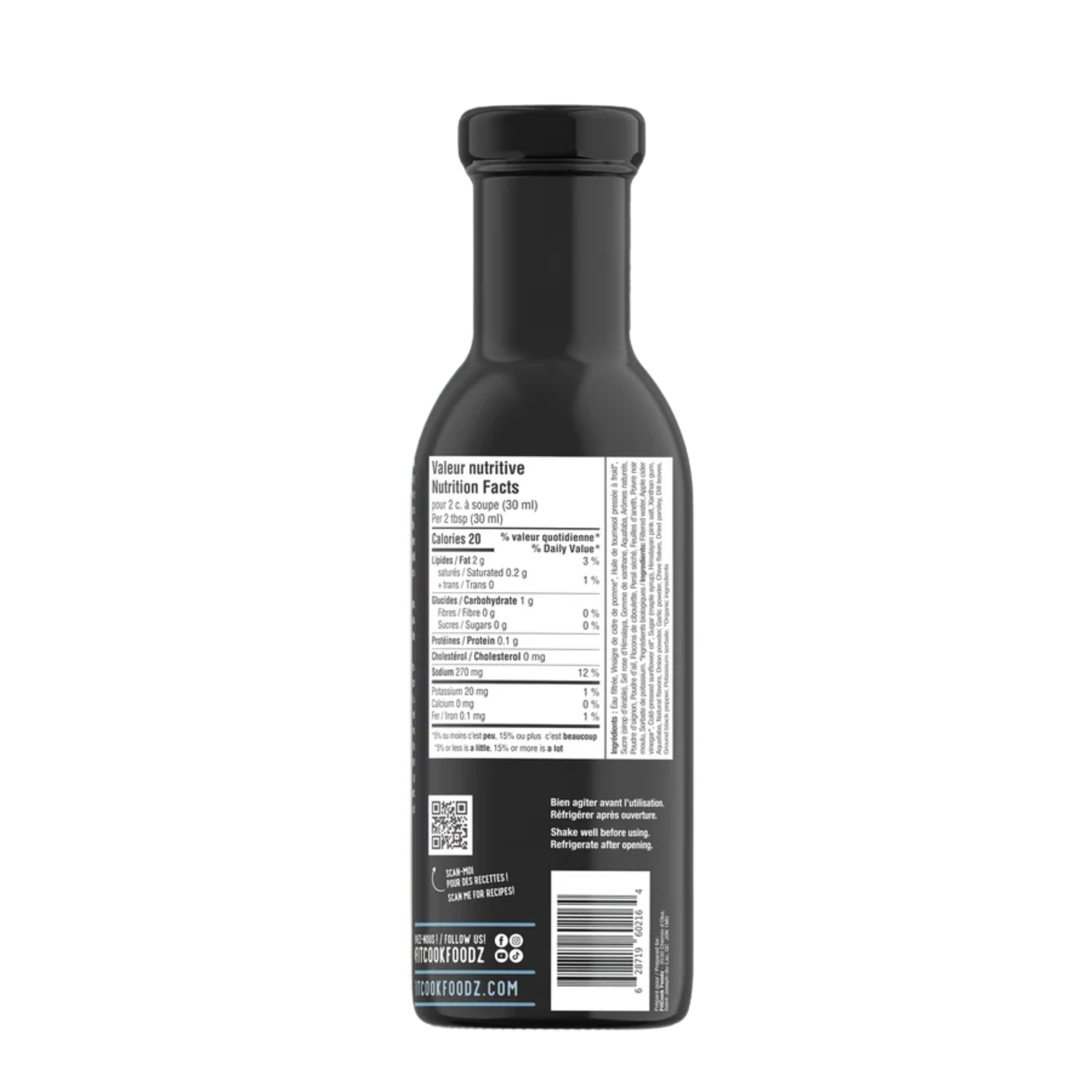 Vinaigrette La Ranch 355ml - Le Fit Cook