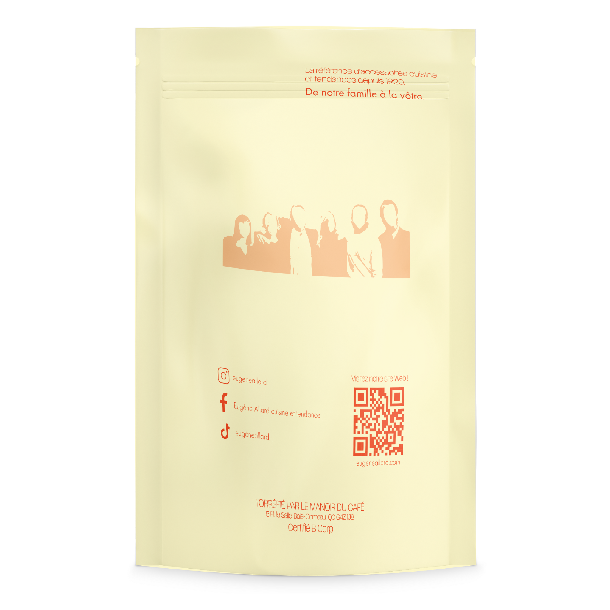 Café en grains mélange maison Eugène Allard 908 g - Manoir du Café x Eugène Allard