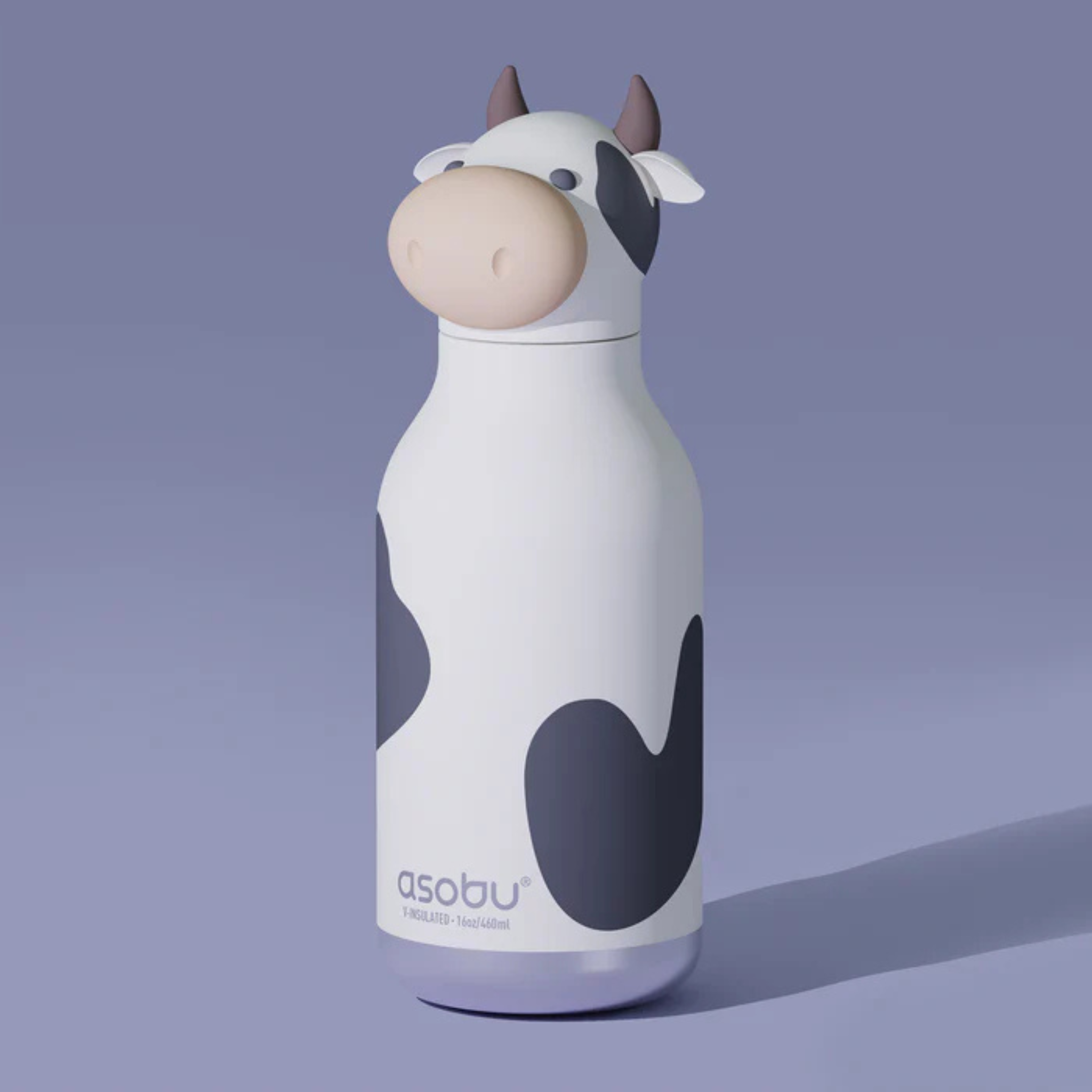 Asobu 16 oz Cow Insulated Bottle