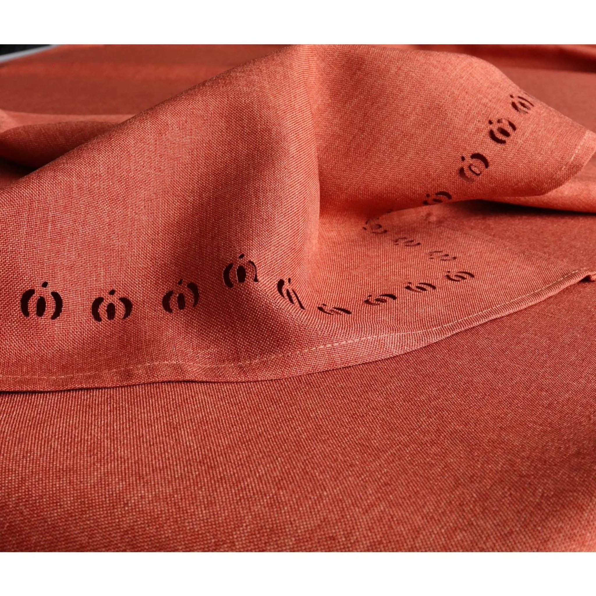 Nappe Rouille à motifs de citrouille 60 x 120"