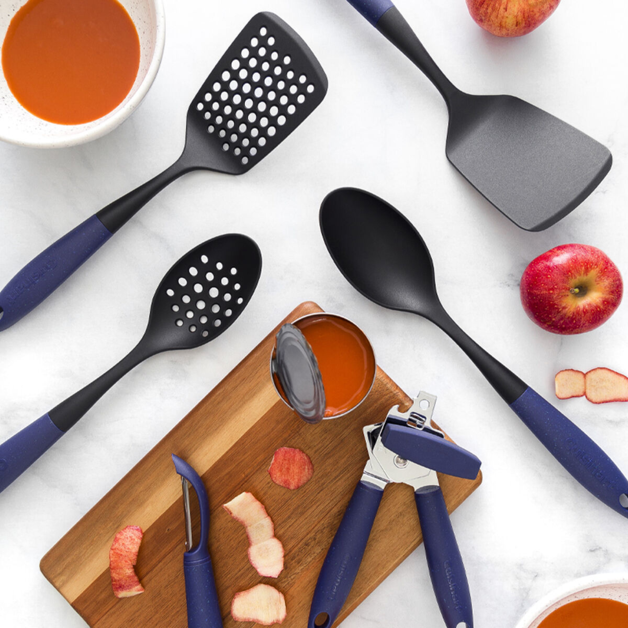 Cuisinart Blue Slotted Spatula