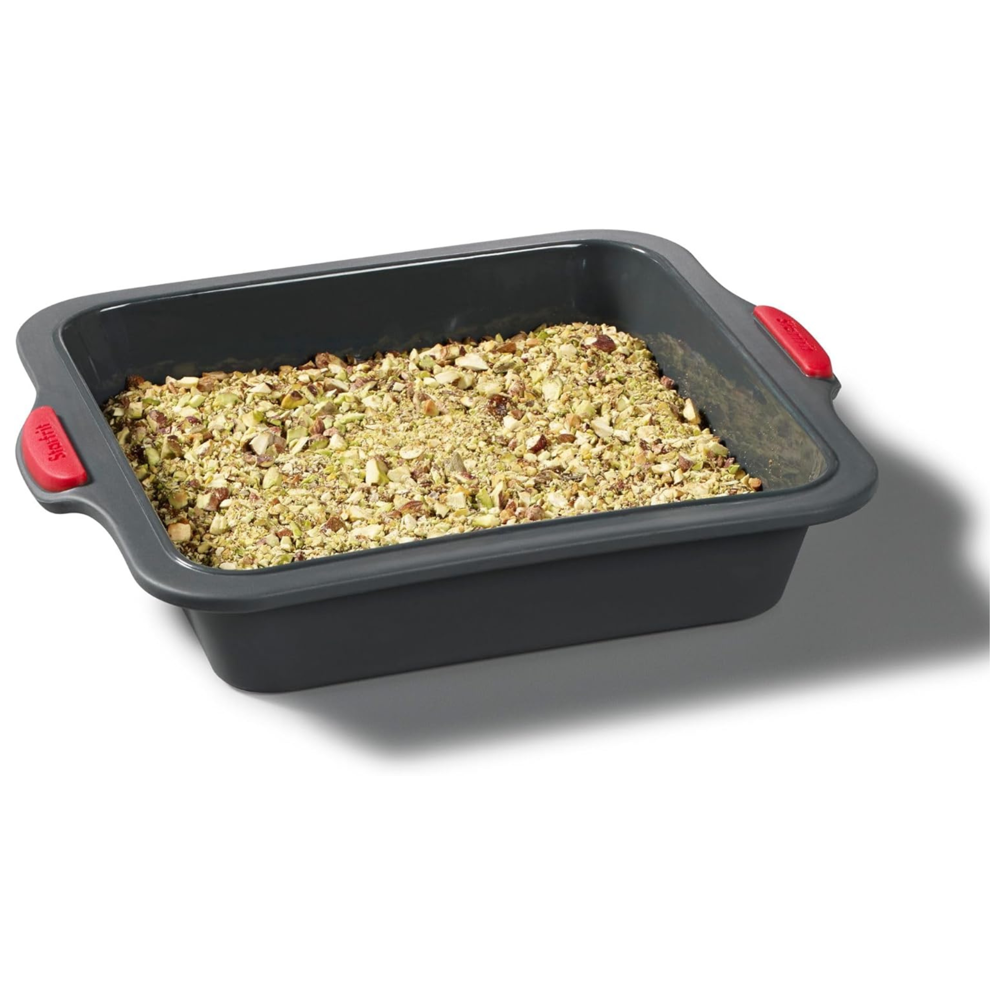 Moule à gâteau carré en silicone 8" avec cadre métallique intégré - Starfrit