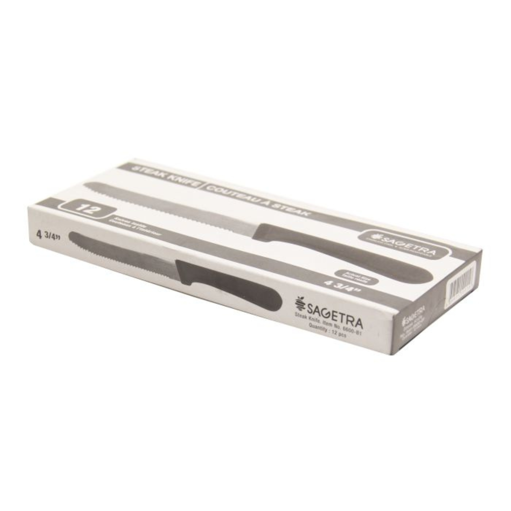 Set of 12 steak knives 12 cm