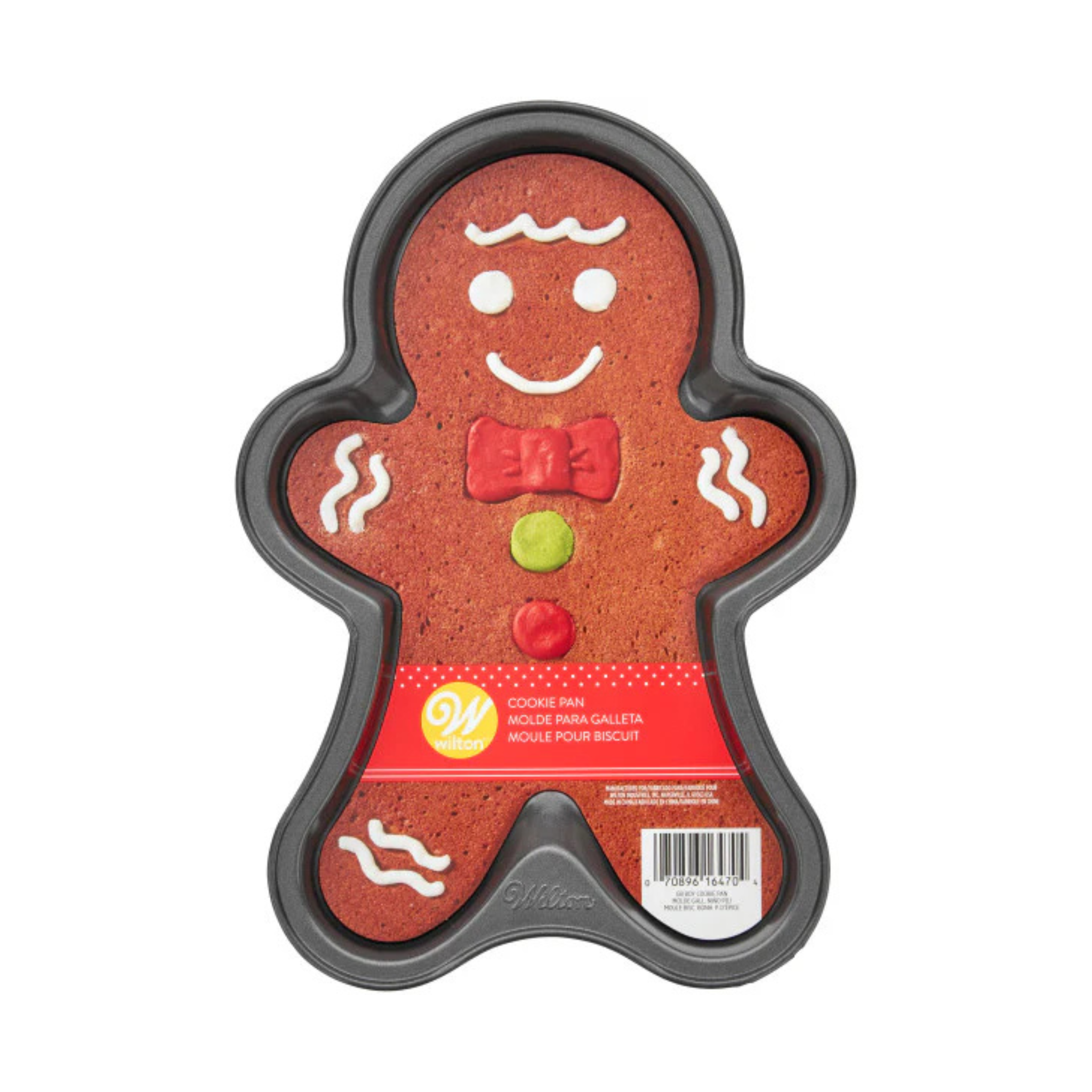 Moule en forme de bonhomme en pain d'épice 11 x 8 pouces - Wilton