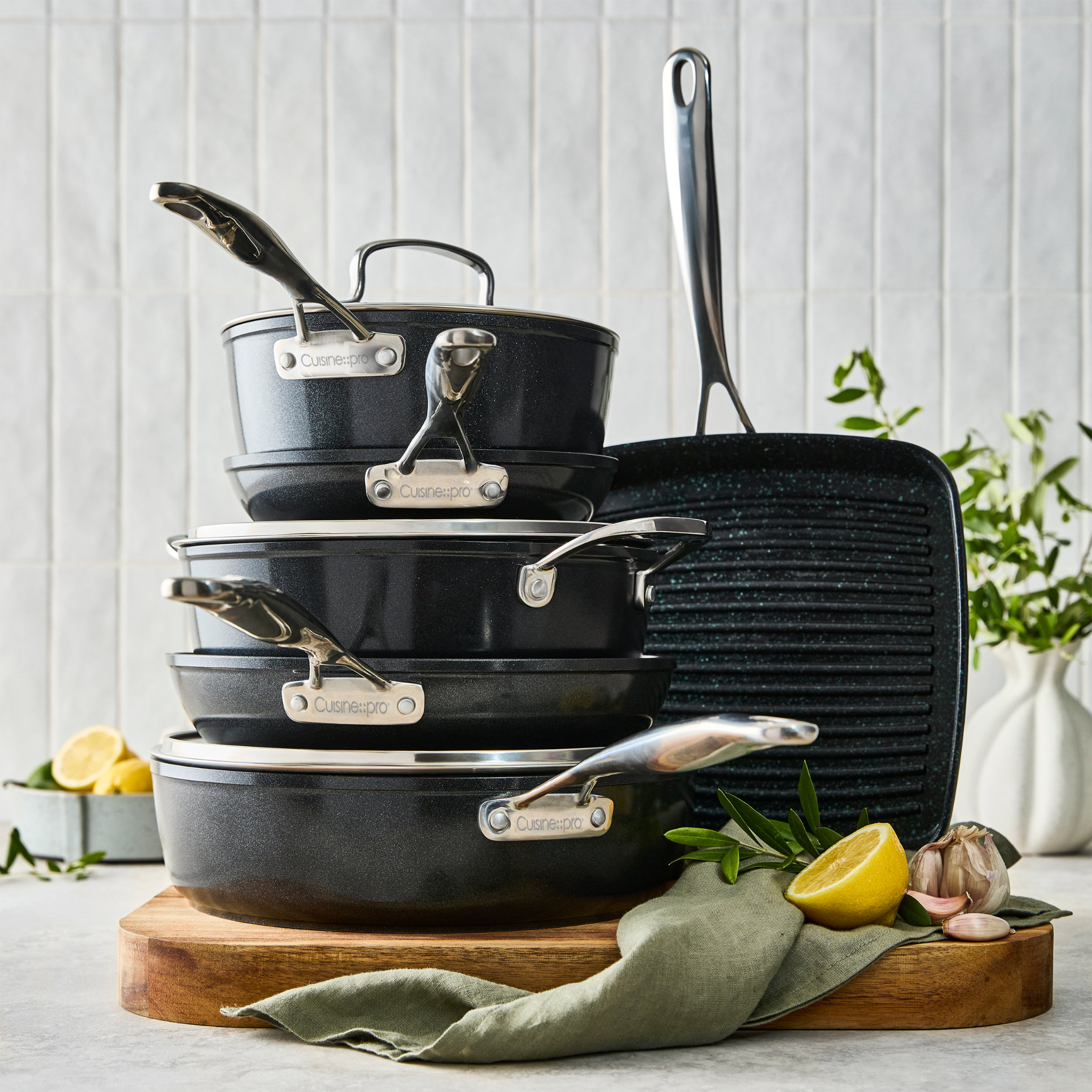 Batterie de cuisine 9 pièces GREEN STONE™ – Cuisine::pro®