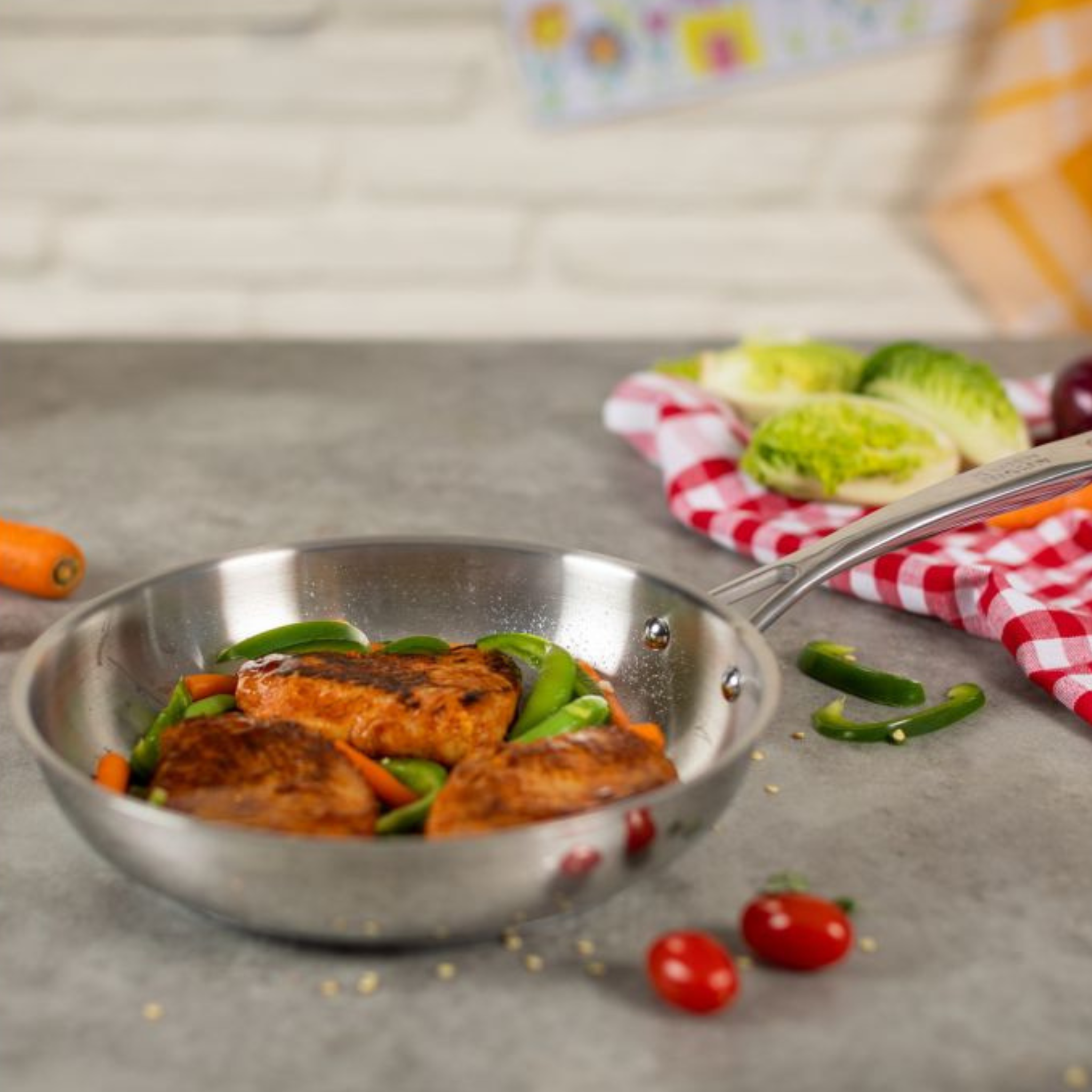 Kuhn Rikon 24cm Stainless Steel Multi-Purpose Pan