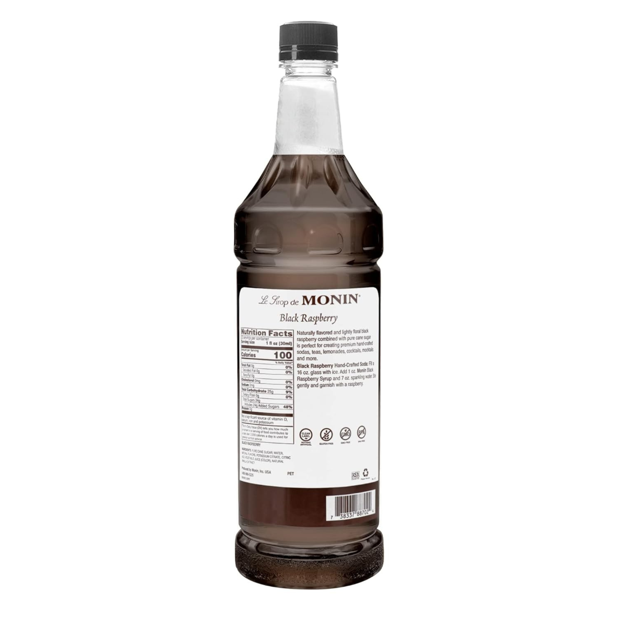 Black Raspberry Syrup 1 L - Monin