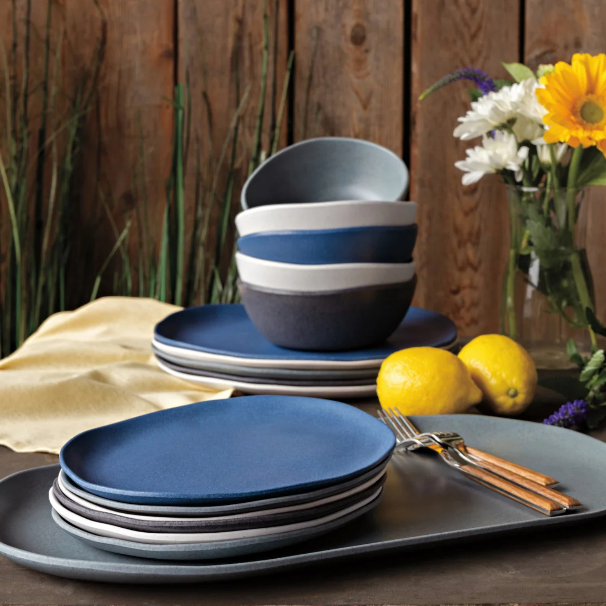 Bol à céréales en mélamine Fresco graphite 650 ml - Danica