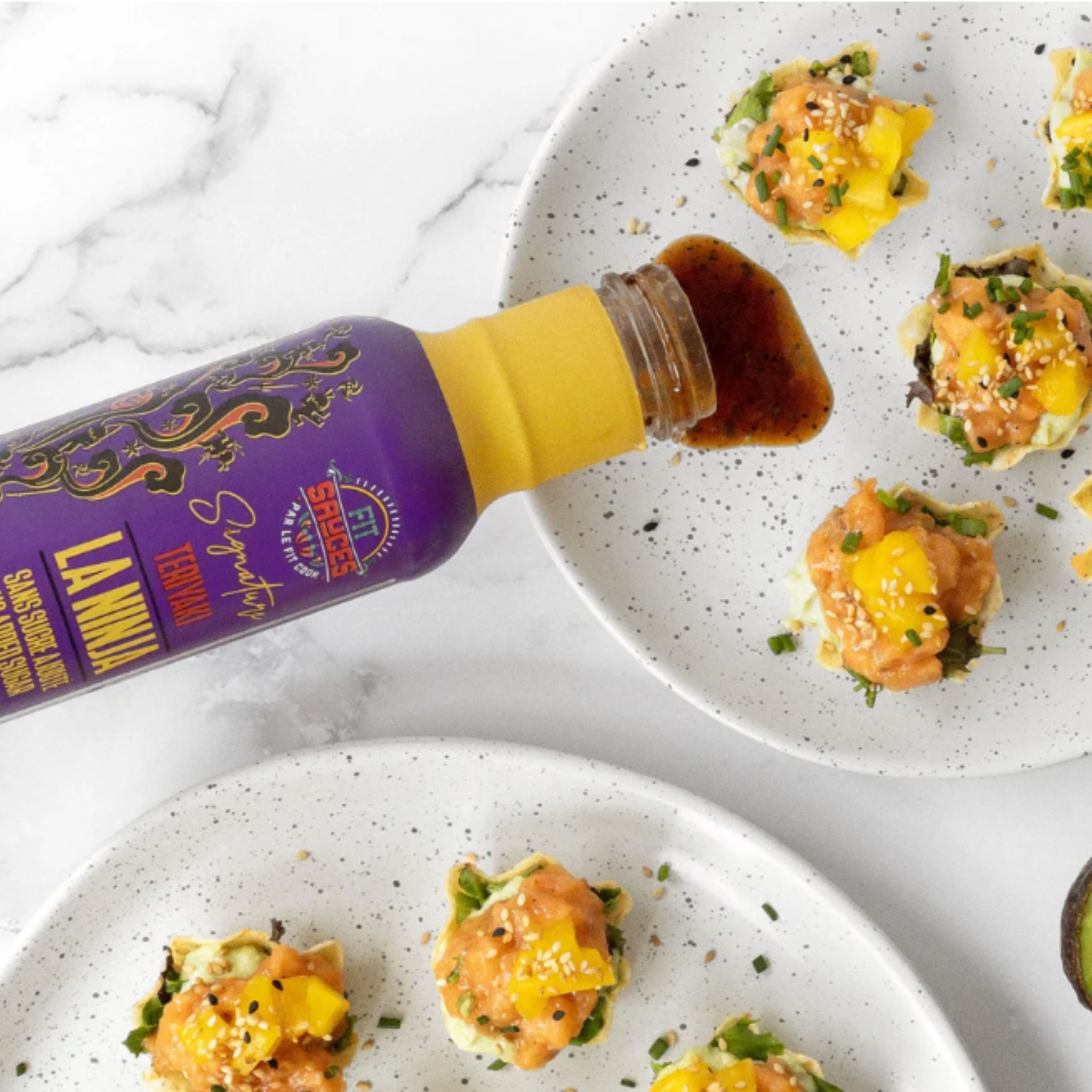 Sauce teriyaki sans sucre La Ninja 340 ml - Le Fit Cook