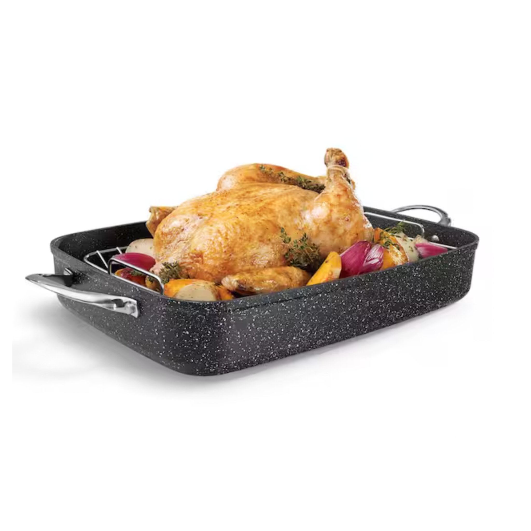 The Rock Black Rotisserie with Rack - Starfrit
