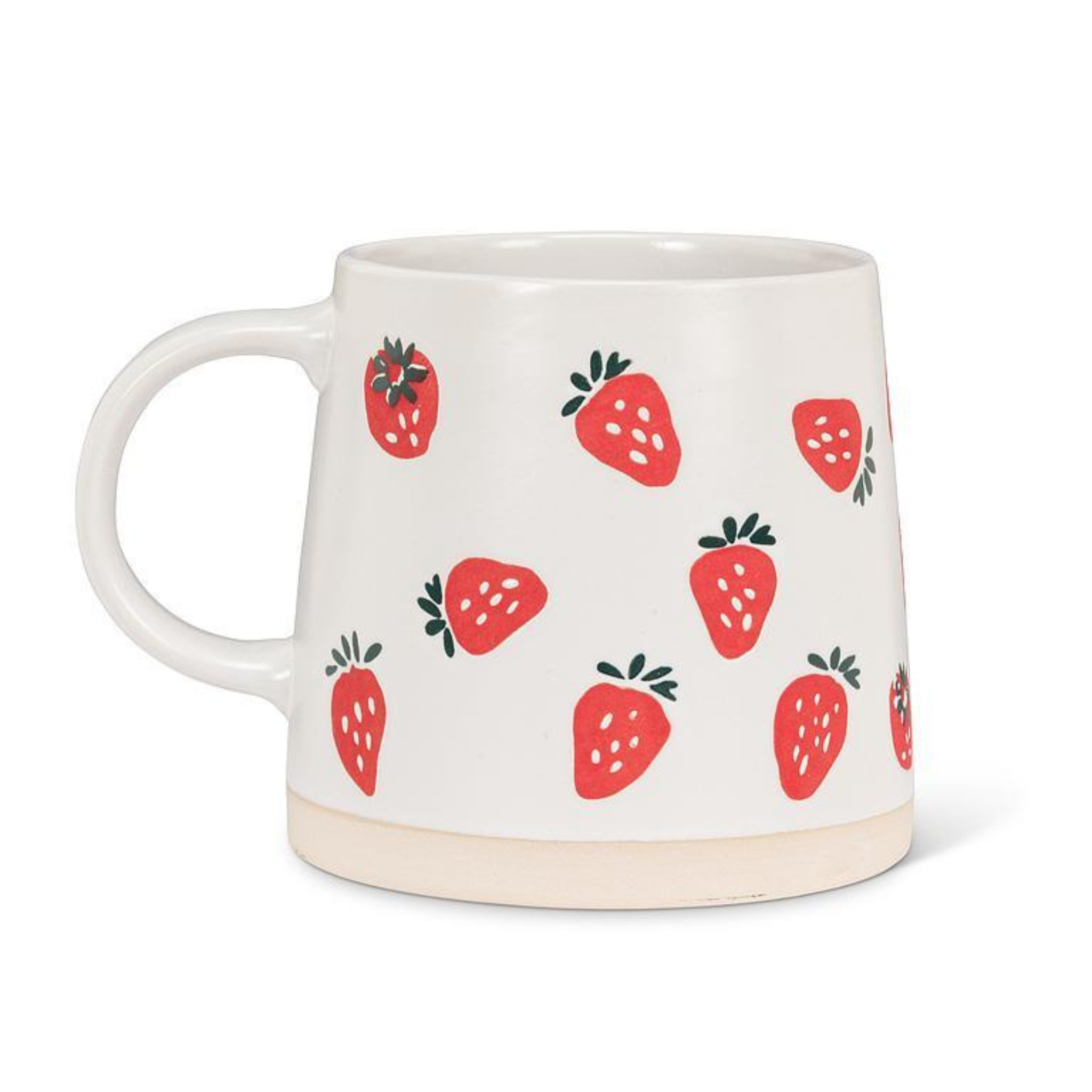 tasse fraises détail motifs rouges design fruité