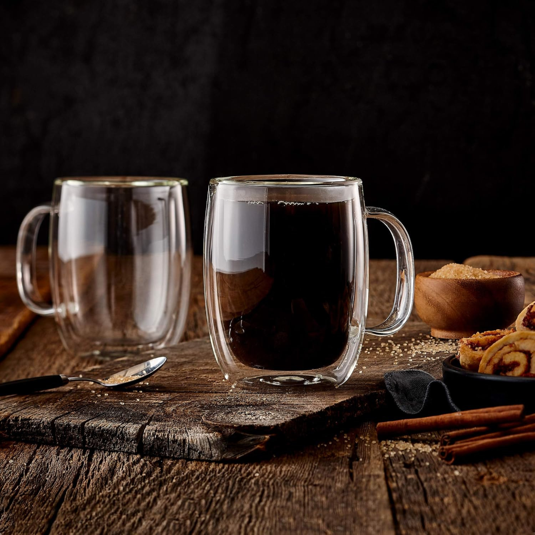 Ensemble de 2 tasses à cappuccino à double paroi 350 ml