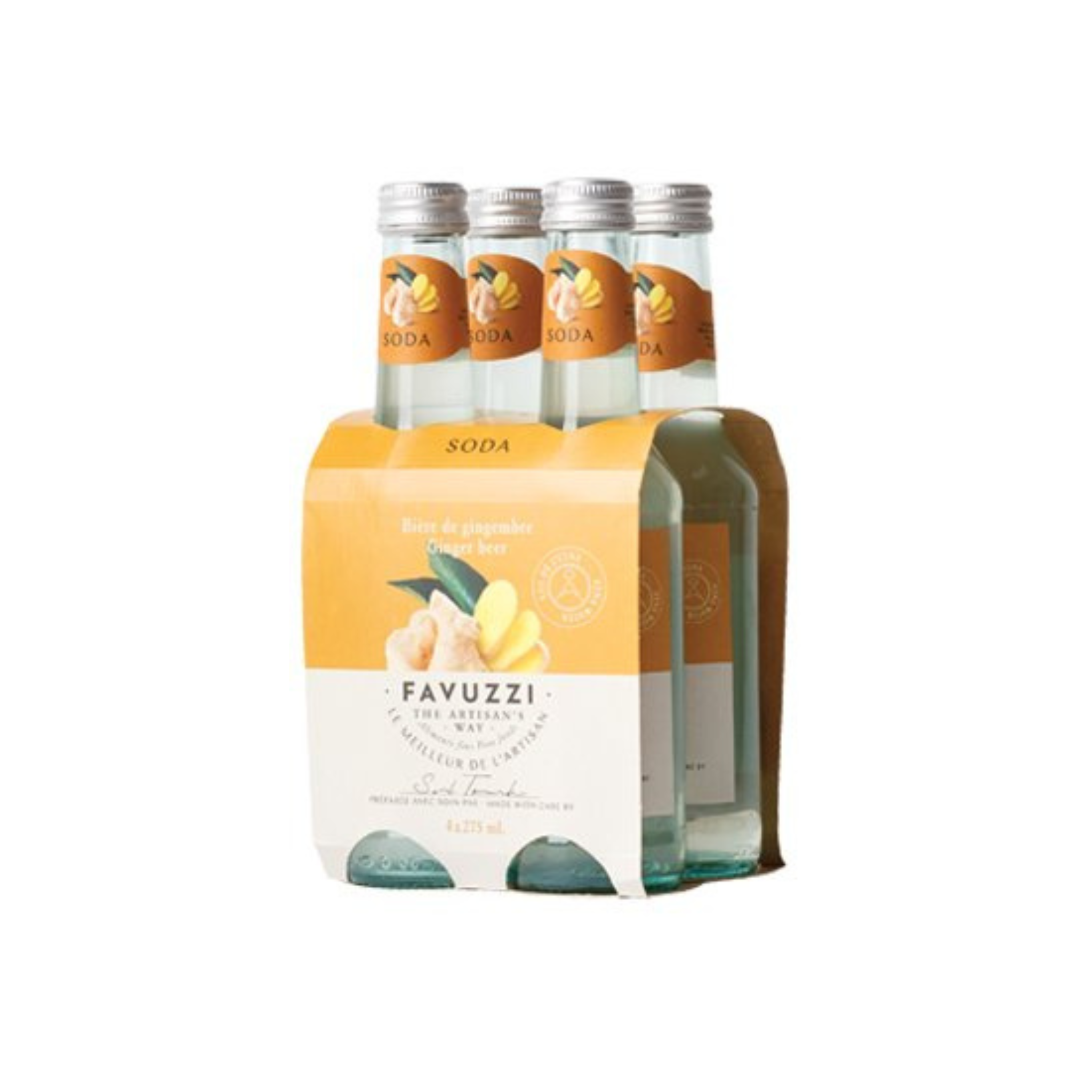 Ensemble de 4 bières de gingembre 275 ml - Favuzzi