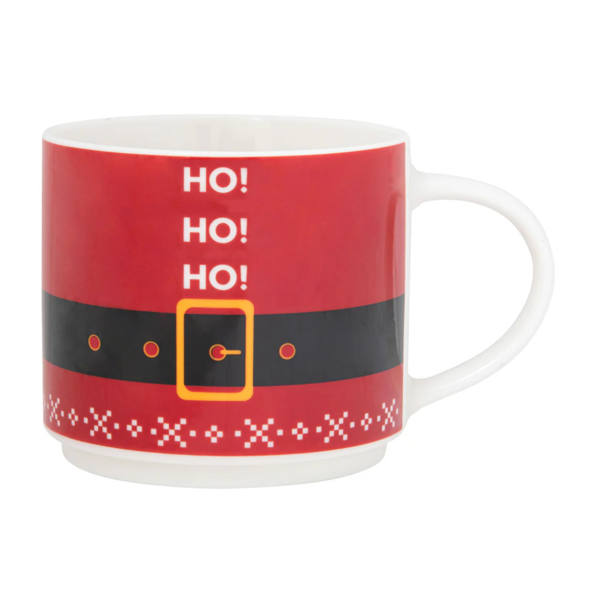 Set of 2 stackable Santa Claus mugs 480 ml