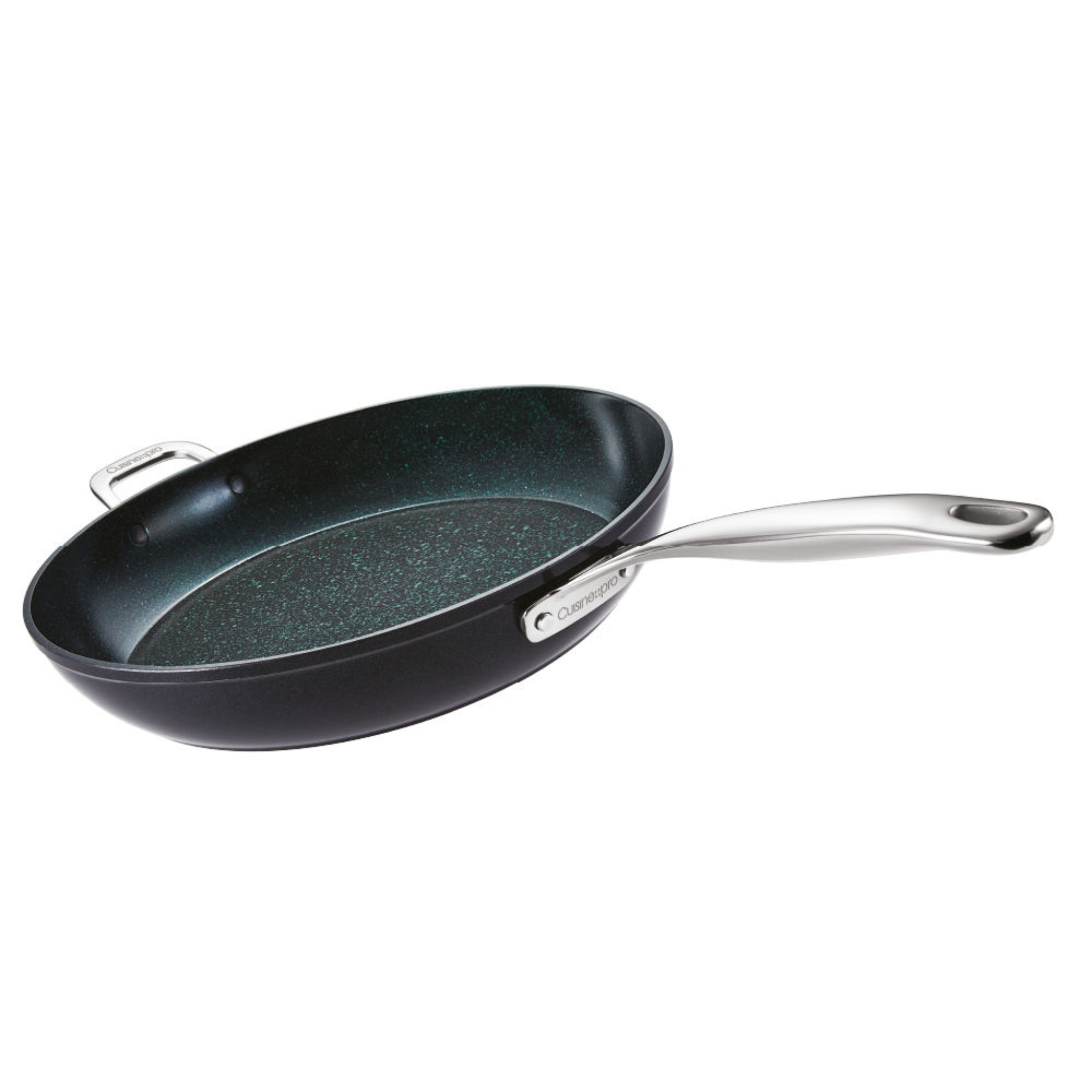 Poêle en aluminium forgé avec poignée auxiliaire GREEN STONE™ 32 cm – Cuisine::pro®