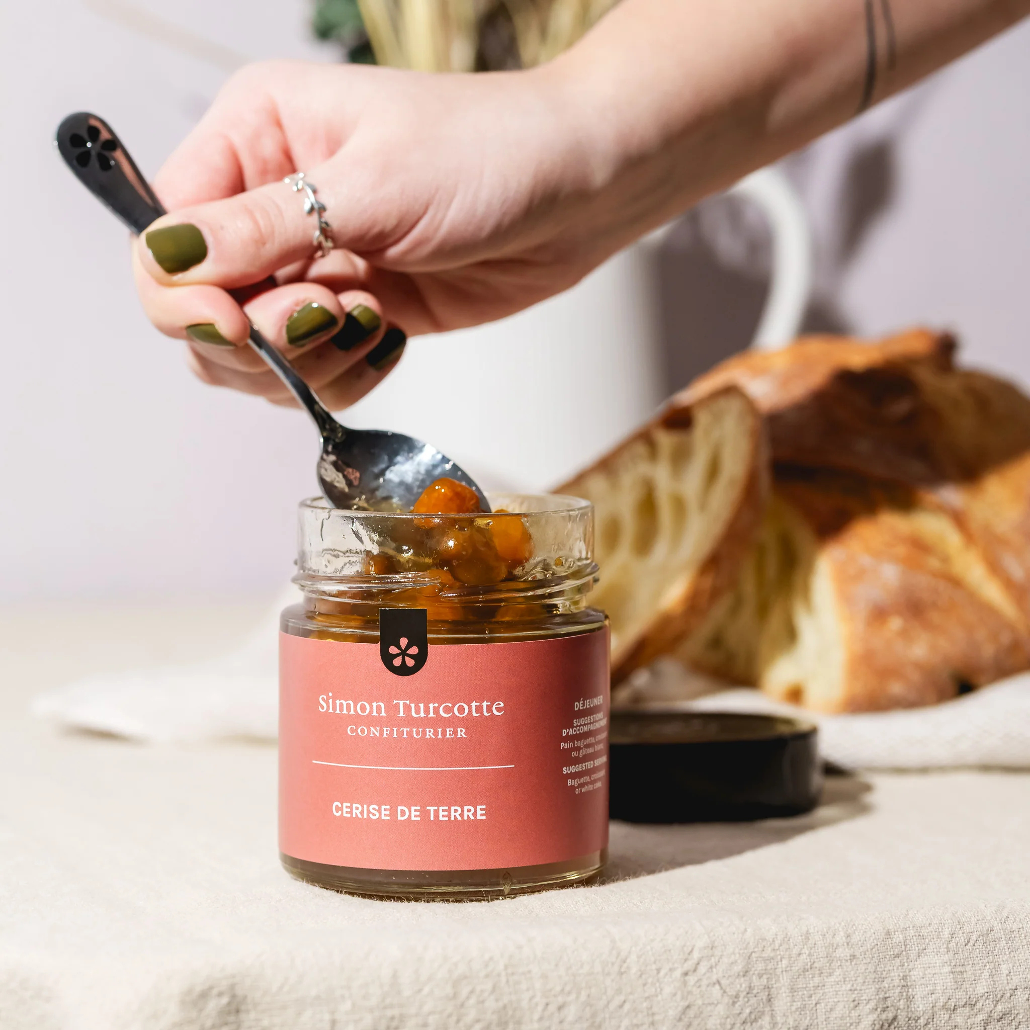 Confiture de cerise de terre 212 ml – Simon Turcotte Confiturier