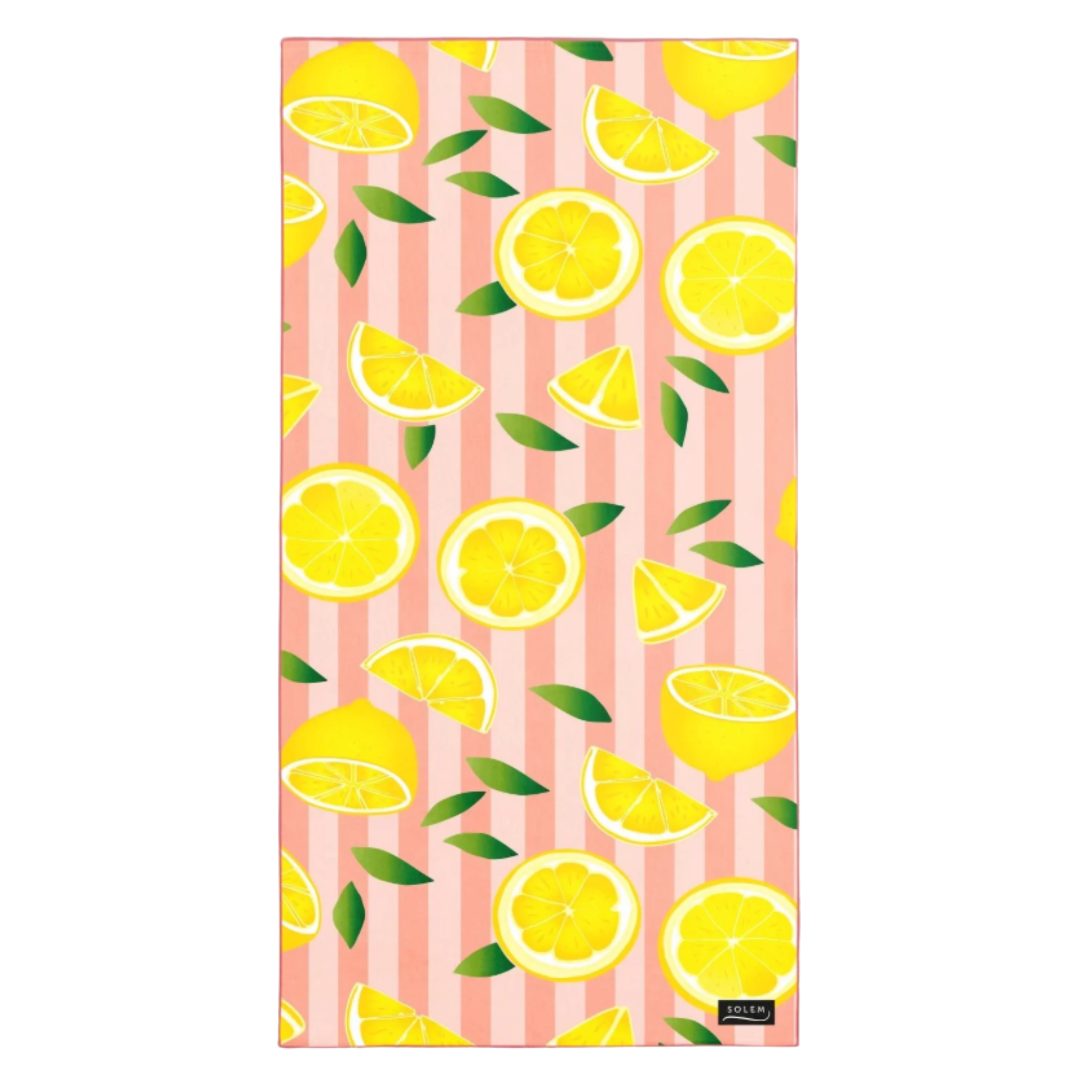 Serviette de plage XL Rose Citron - Solem