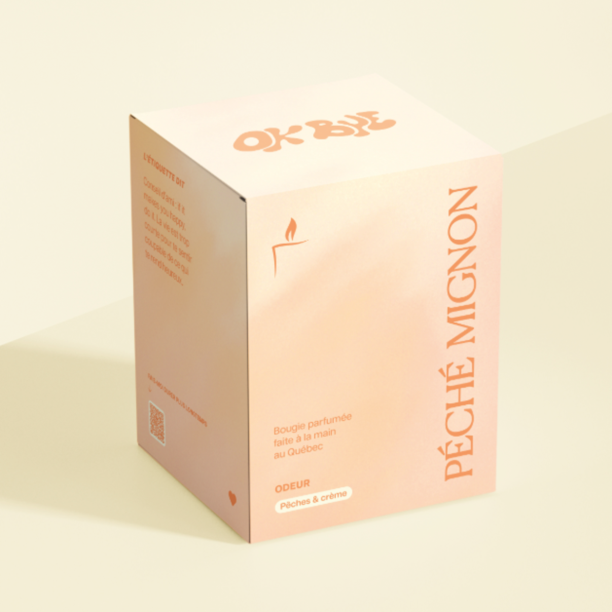 Chandelle Pêches & Crème 5 oz - Ok Bye