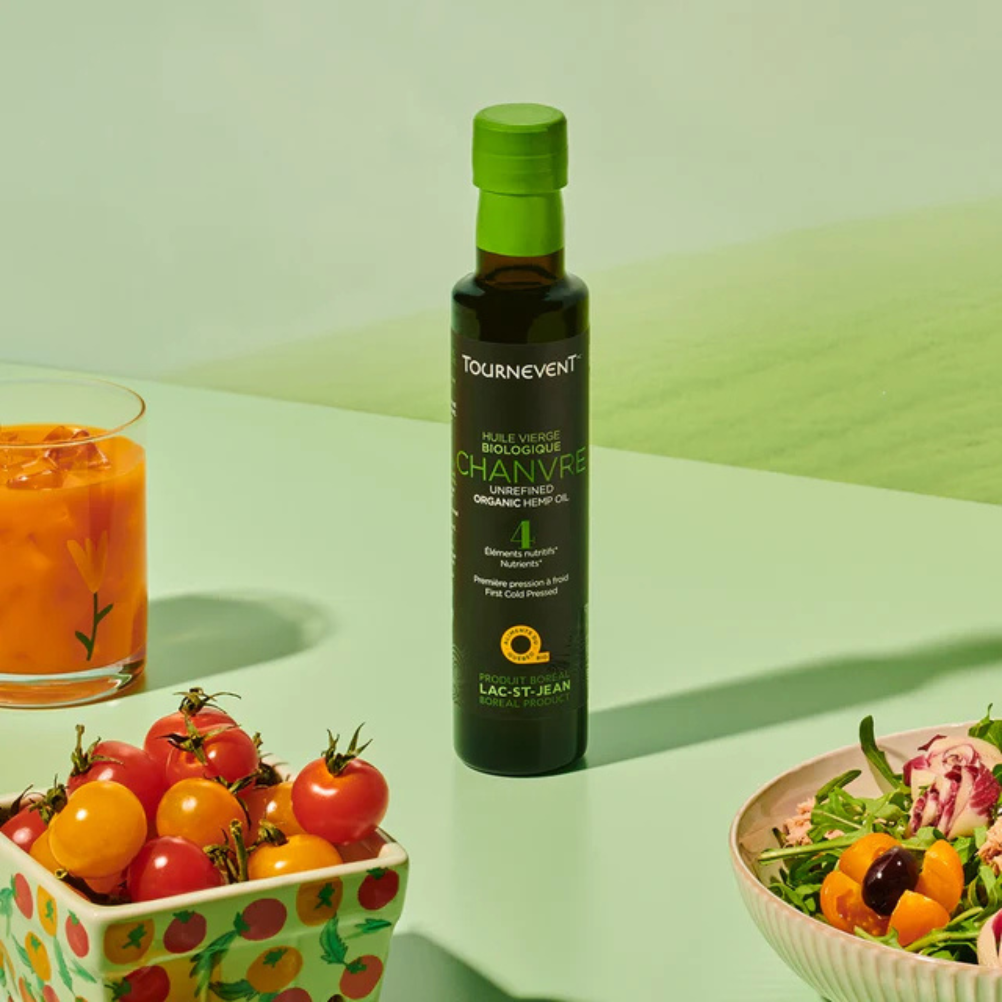 Huile vierge de chanvre biologique 250ml - Tournevent