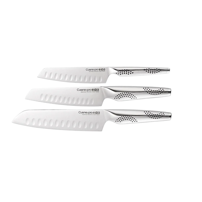 Ensemble de 3 couteaux Santoku iD3® - Cuisine::pro®