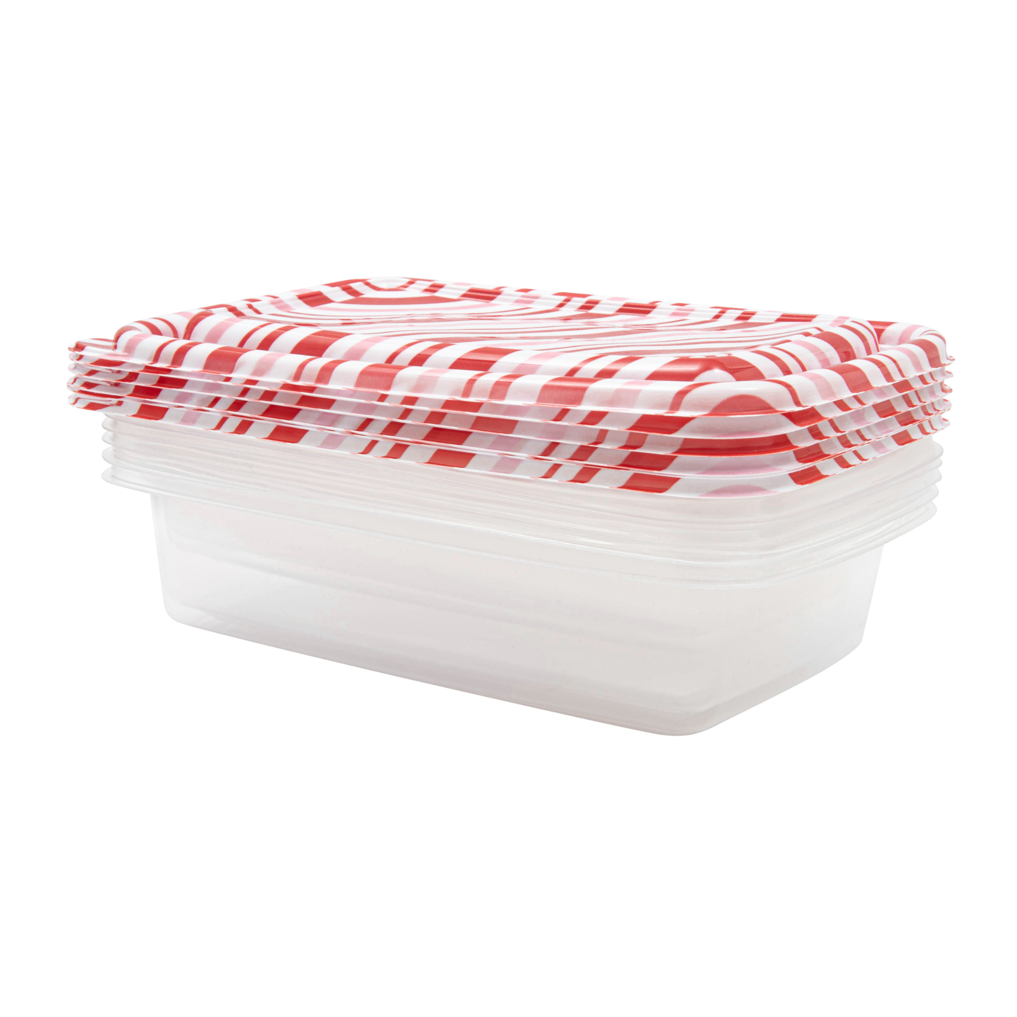 Ensemble de 4 contenants avec couvercle imprimé 900 ml