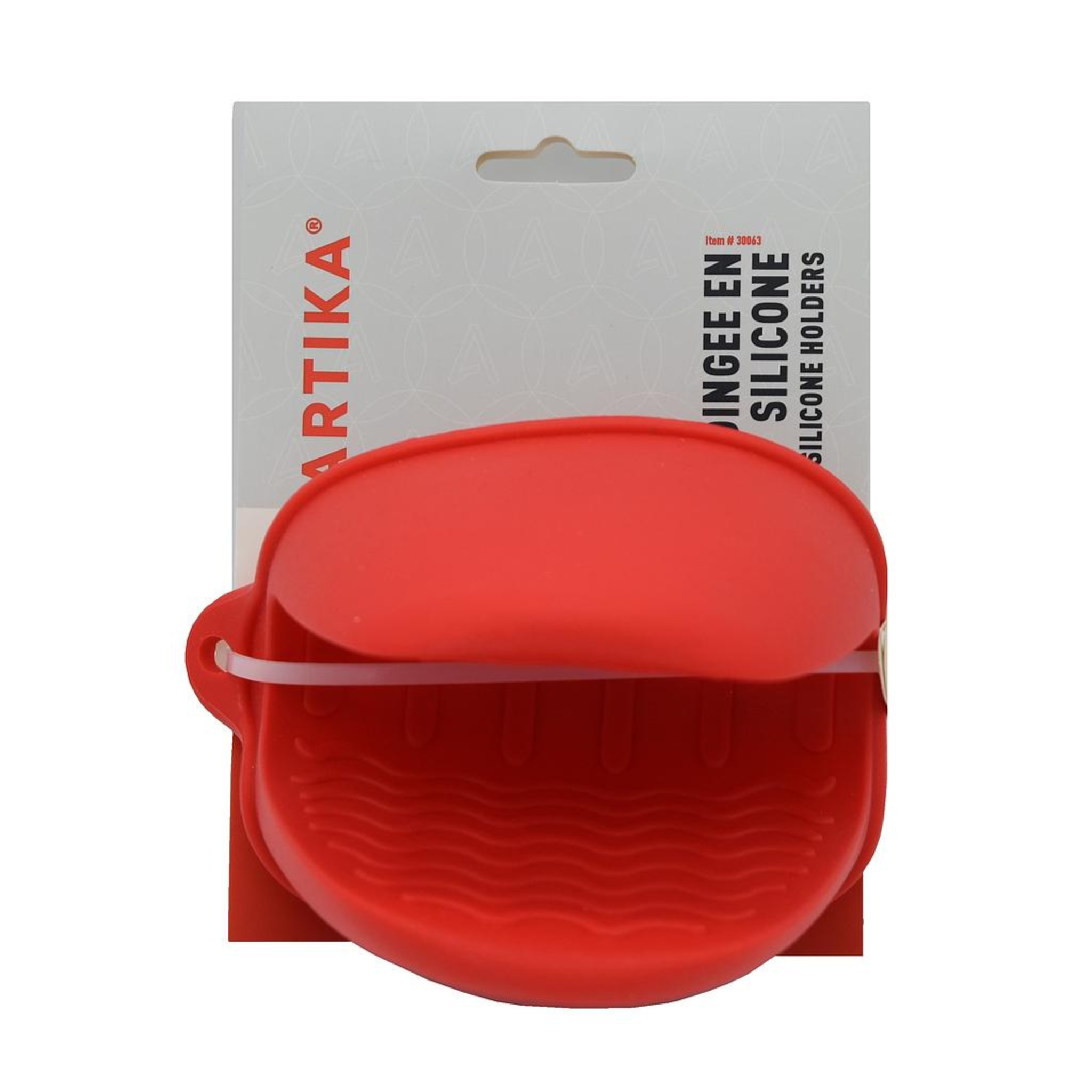 Red Silicone Oven Mitt - Artika