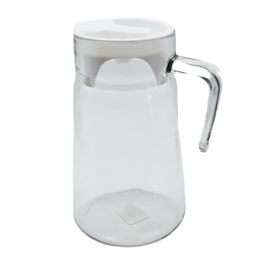 Pichet en verre avec couvercle 2.1L