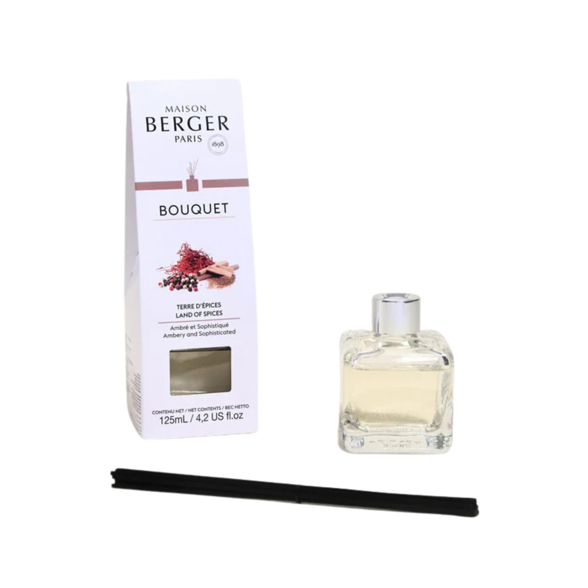 Diffuseur à roseaux Terre d'Épices 125ml - Maison Berger