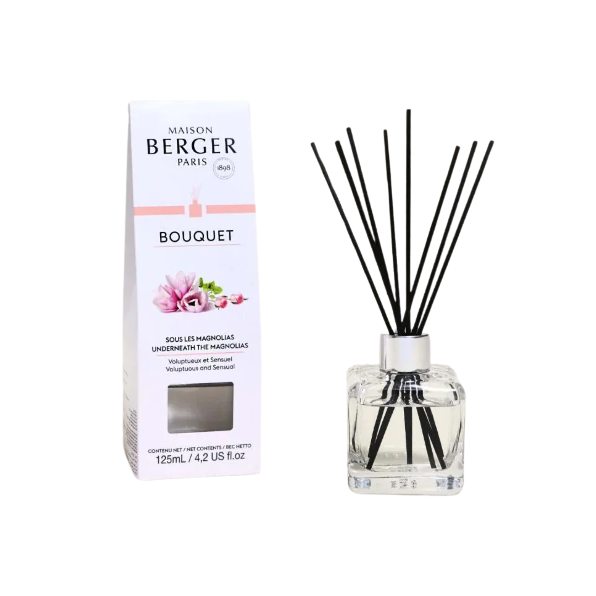 Diffuseur à roseaux Sous les Magnolias 125ml - Maison Berger