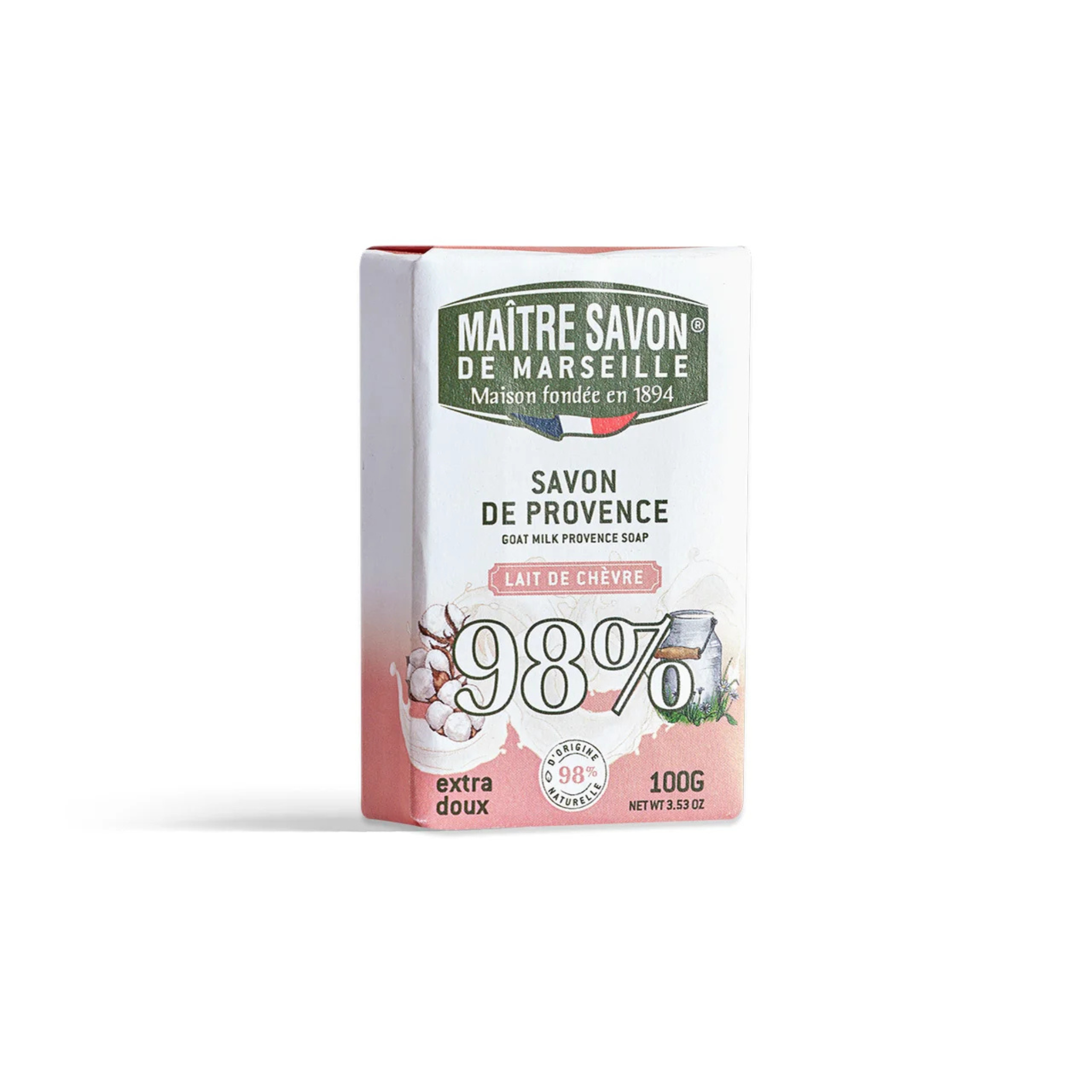 Savon de provence Lait de Chèvre 100g - Maître Savon