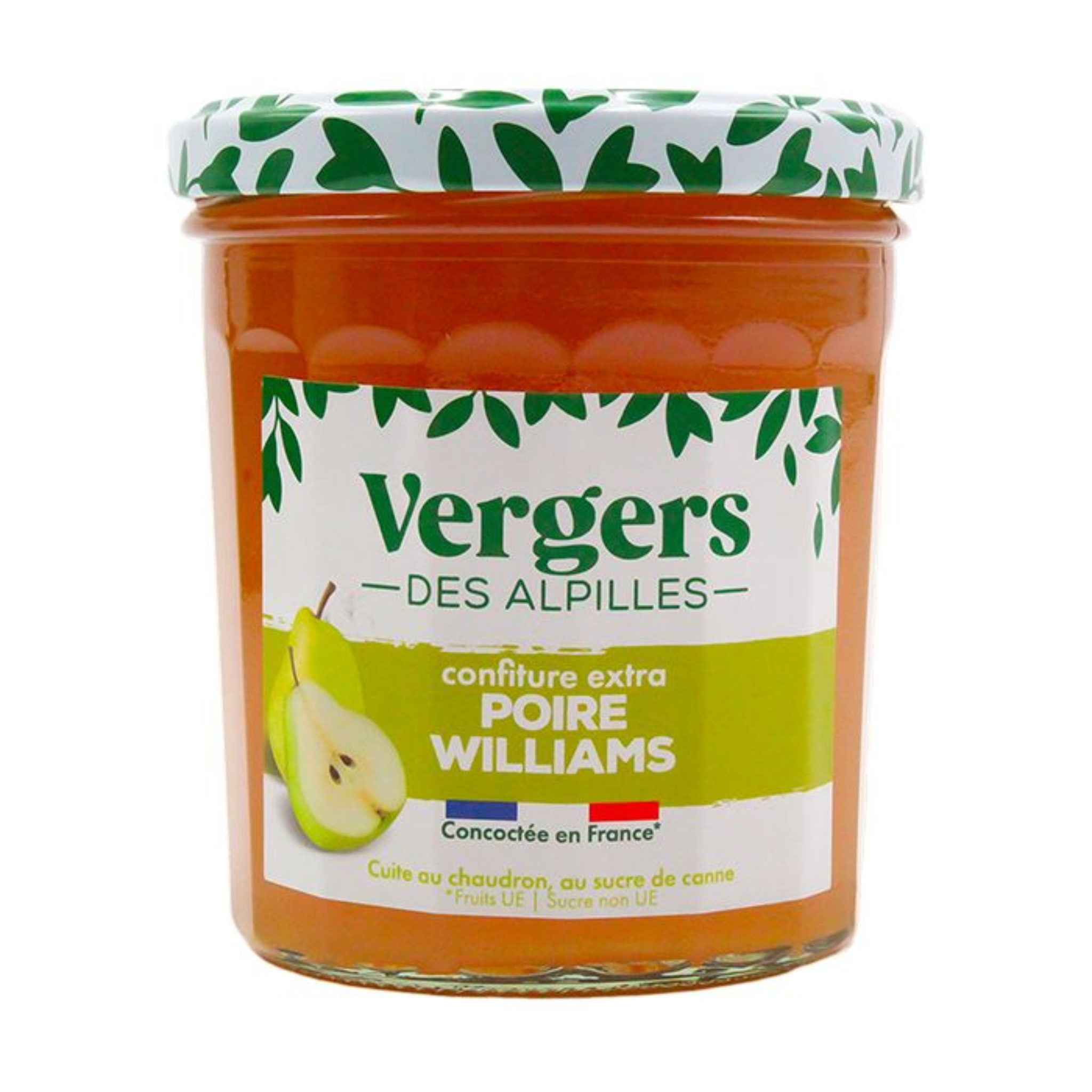 Confiture extra à la poire Williams 370ml - Vergers des Alpilles