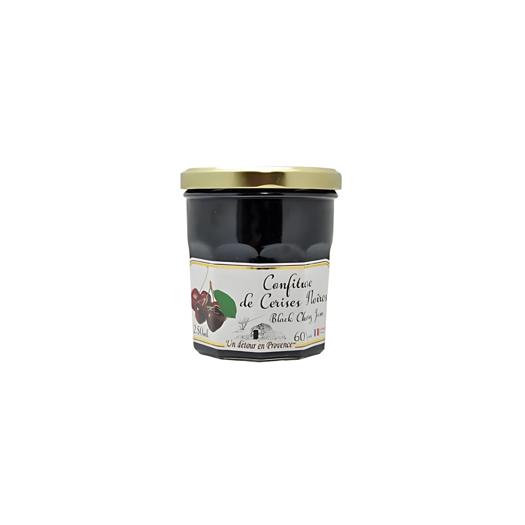 Confiture de cerises noires 250 ml