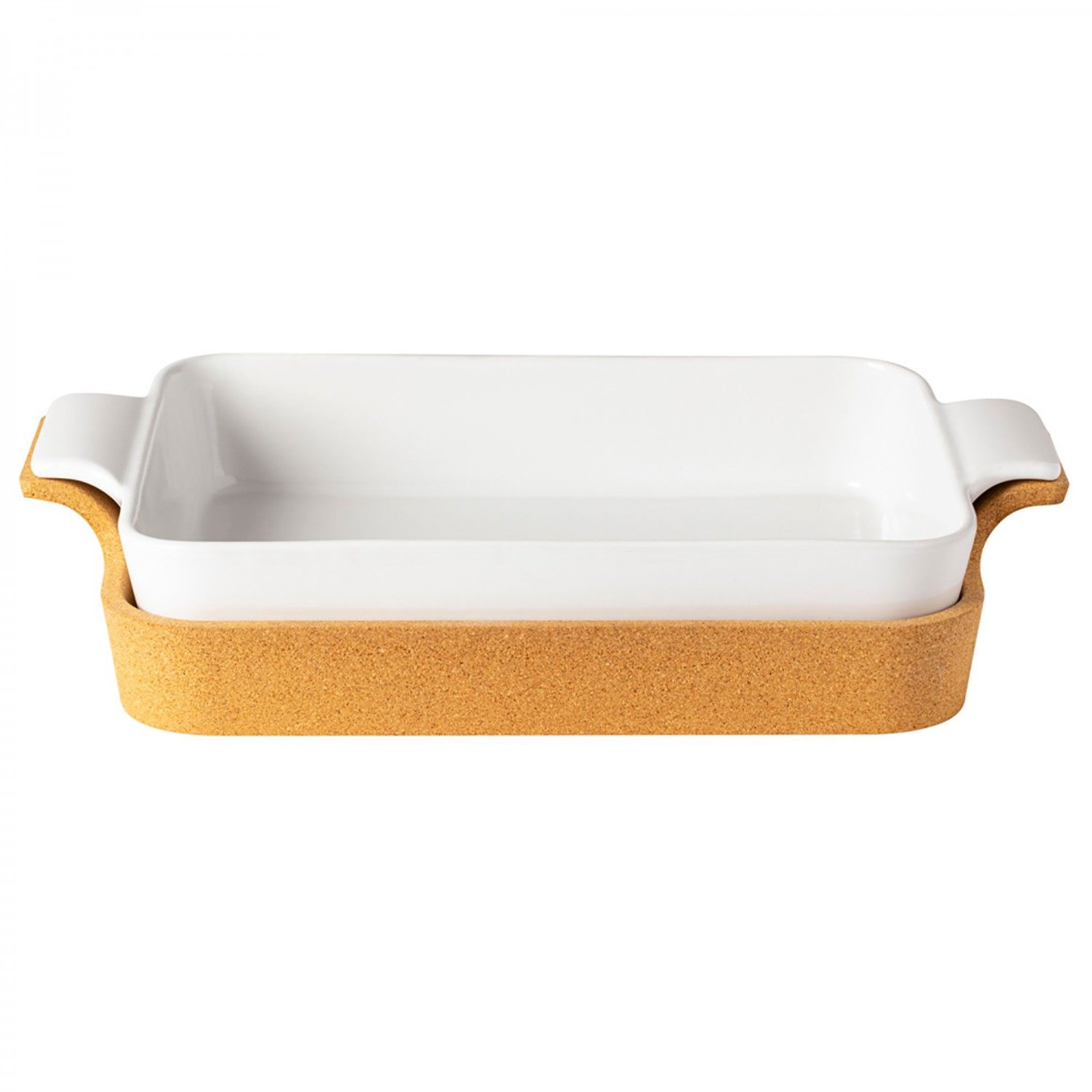 Rectangular Baking Dish Set with Lid White