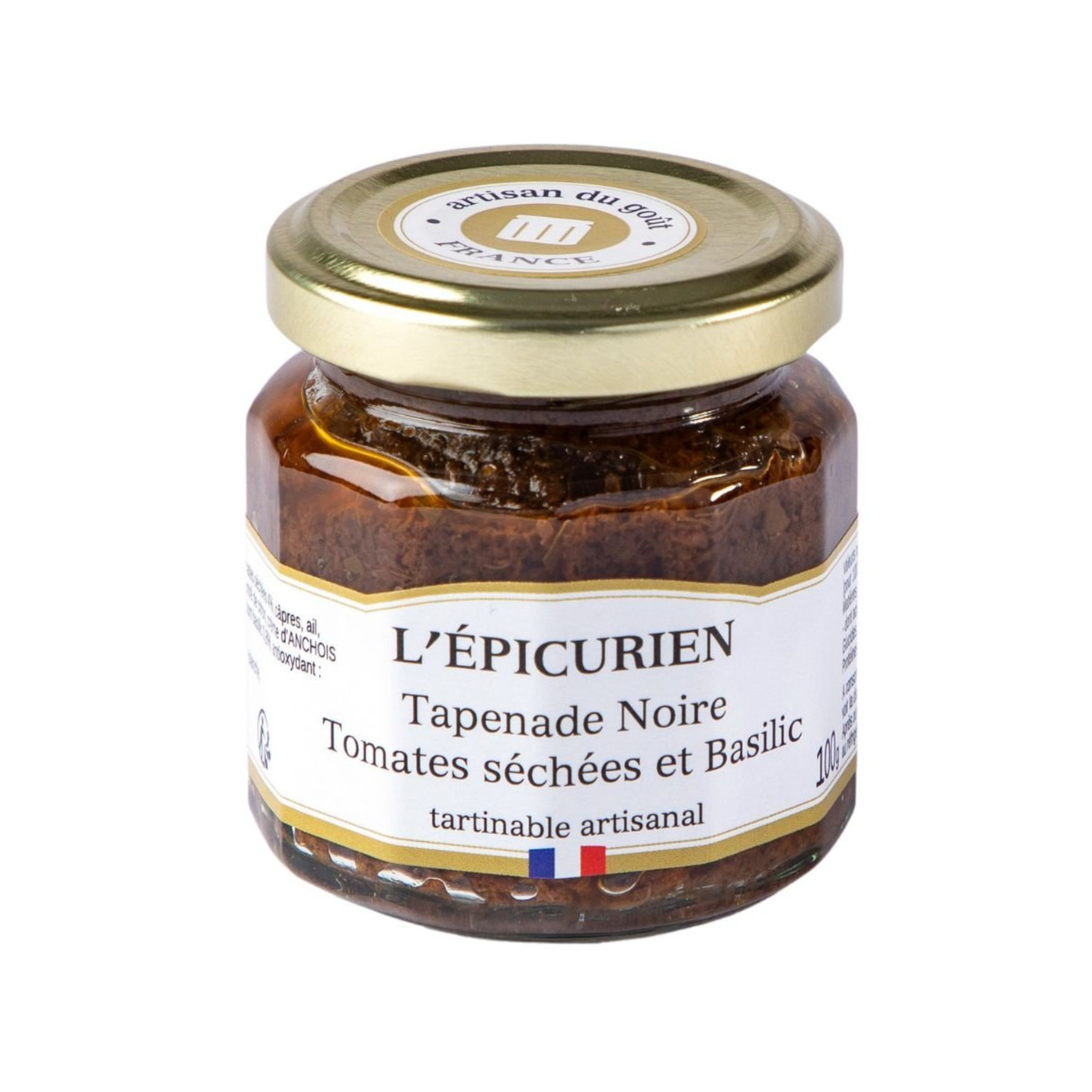 Black Tapenade with Sun-dried Tomatoes and Basil 100g