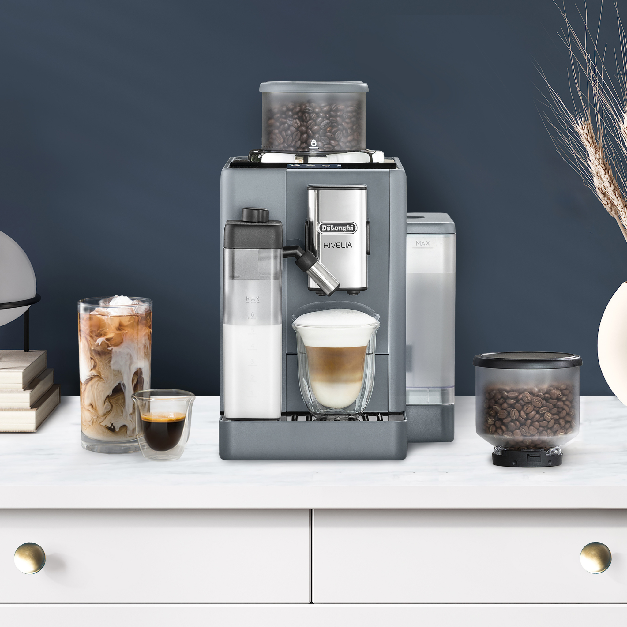 Machine à café automatique Rivelia grise - De'Longhi De'Longhi