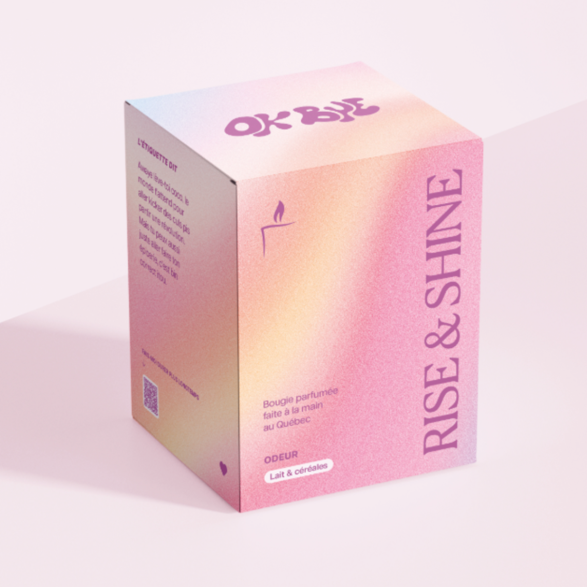 Chandelle Lait & Céréales 5 oz - Ok Bye